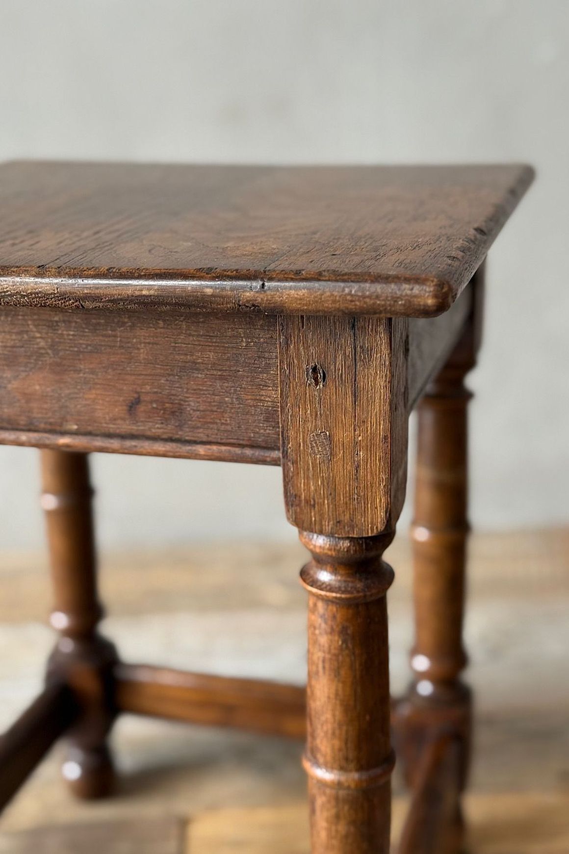 Pair of Oak Stools or Side Tables