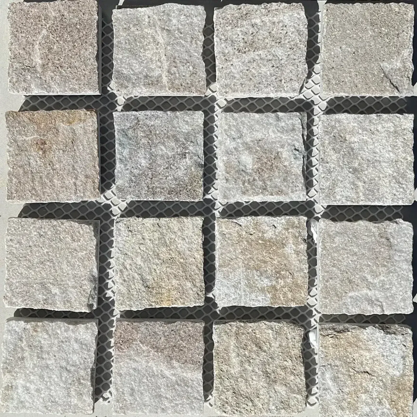 Gold & Grey Cobbles | Cobblestone
