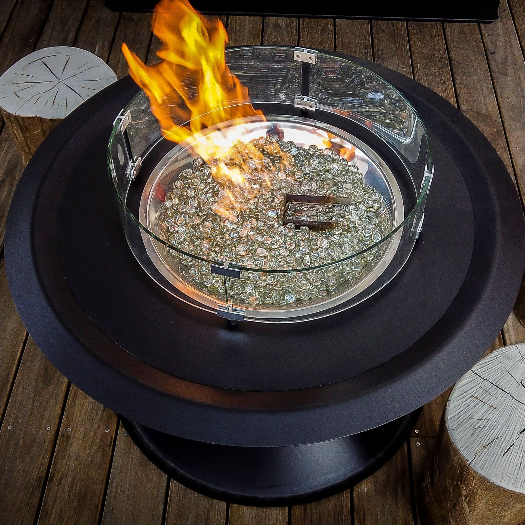 Jetmaster Horizon Onyx Outdoor Fireplace