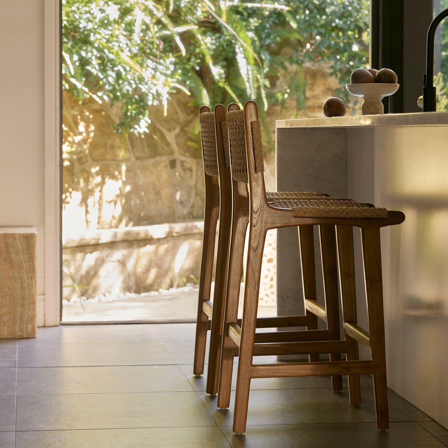 Khairi Barstool with Back