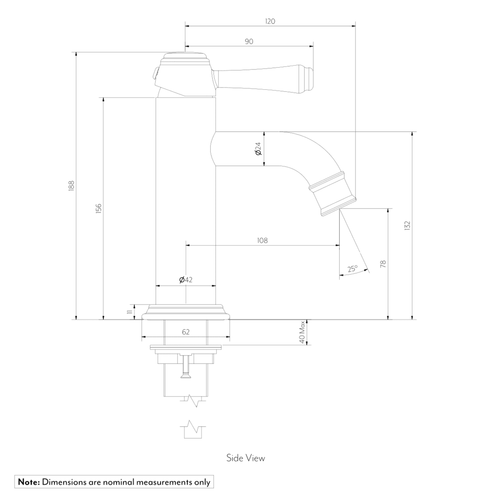Kingsley Basin Mixer