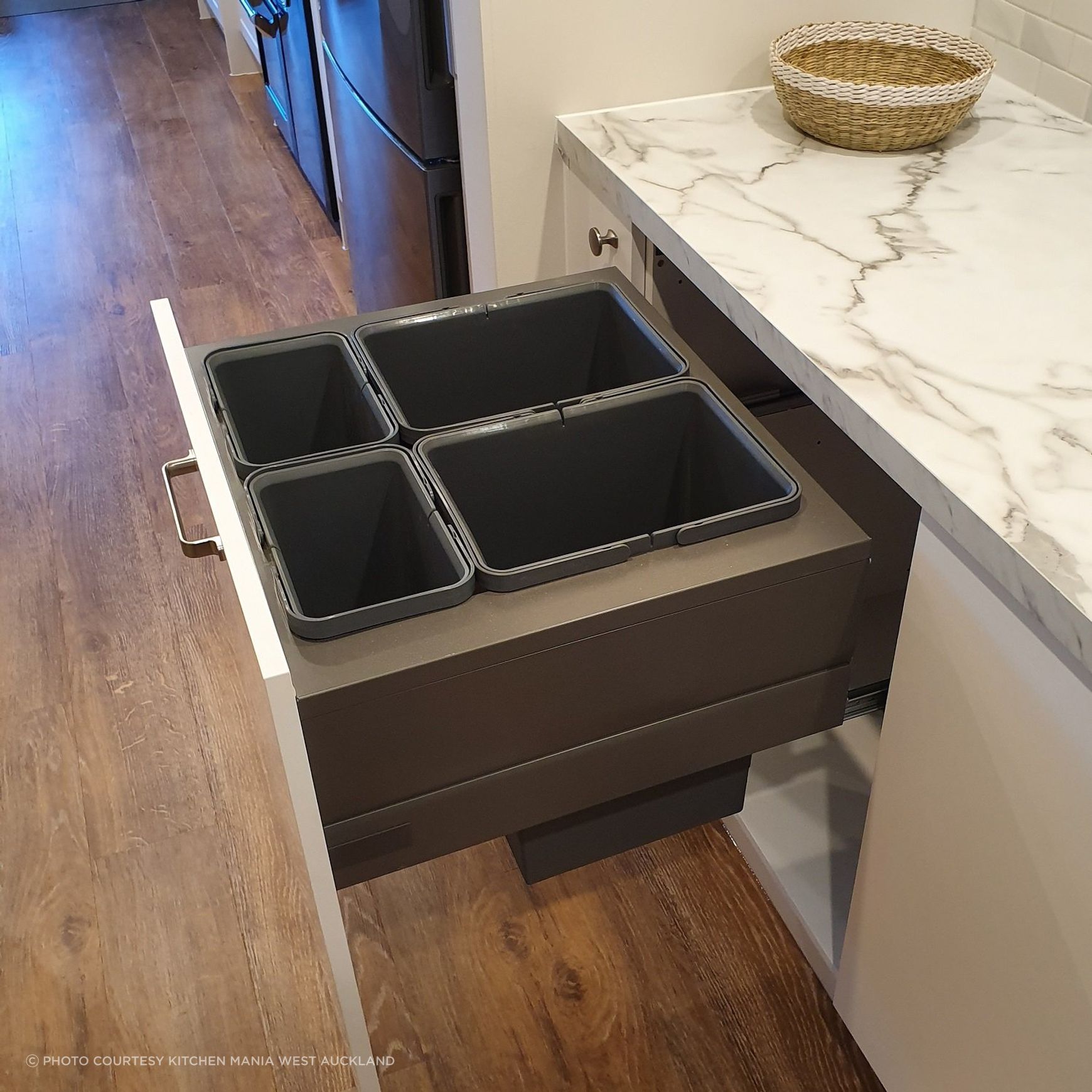 Tanova Designer Series Pull Out Kitchen Bins