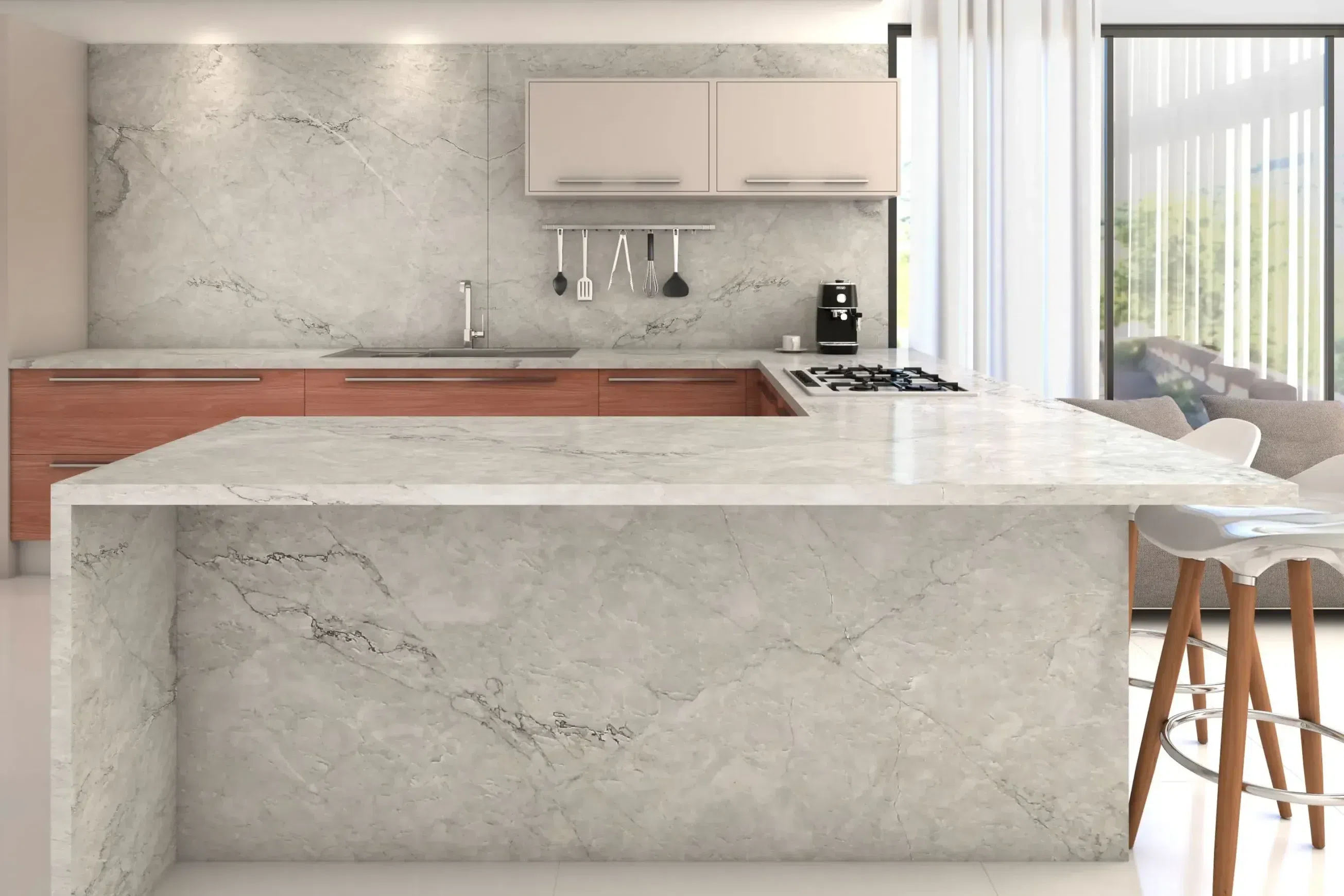 London Sky Quartzite Benchtop