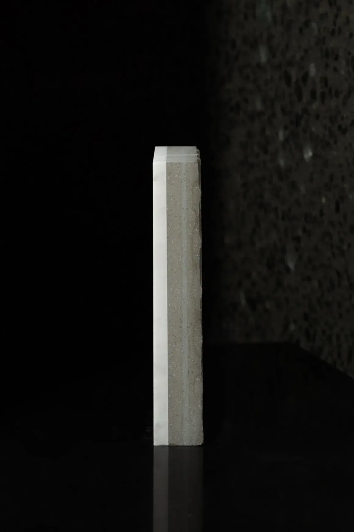Lorde White Sandblasted Marble Porcelia