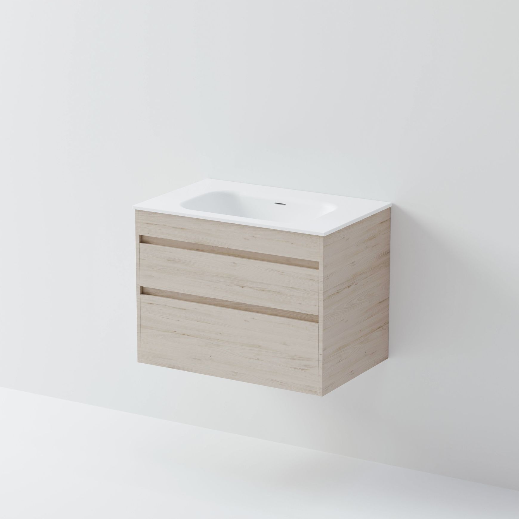 CODE Luxe 750 Wall Hung Vanity | Double Drawer