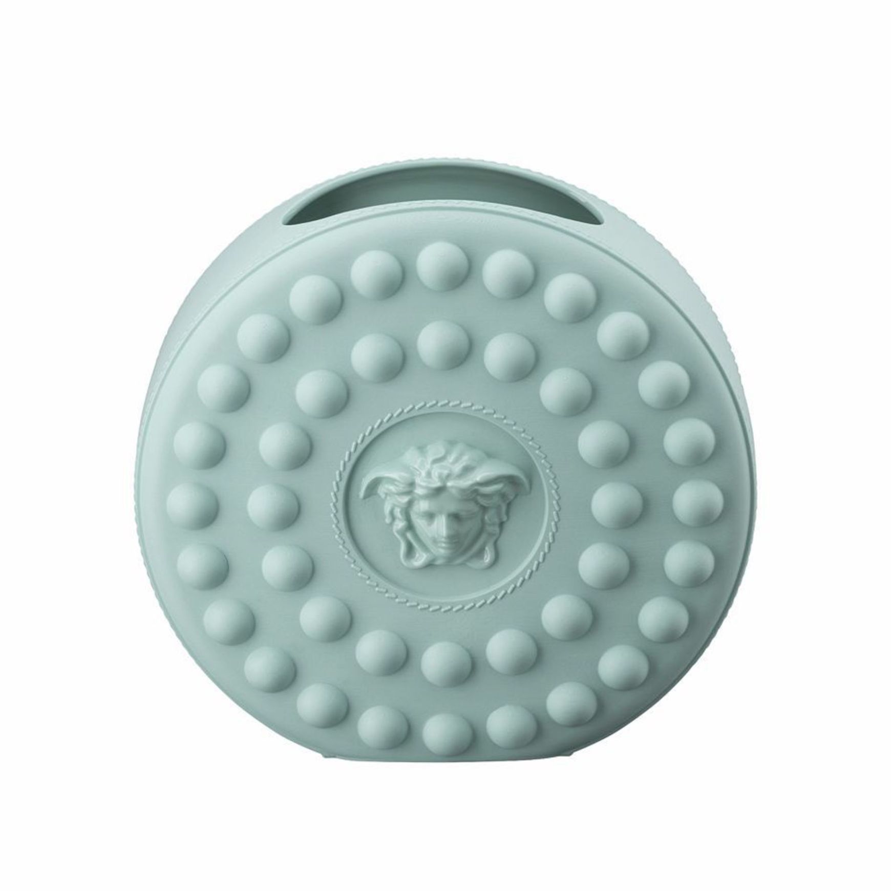 La Medusa Studded Vase Green 21cm