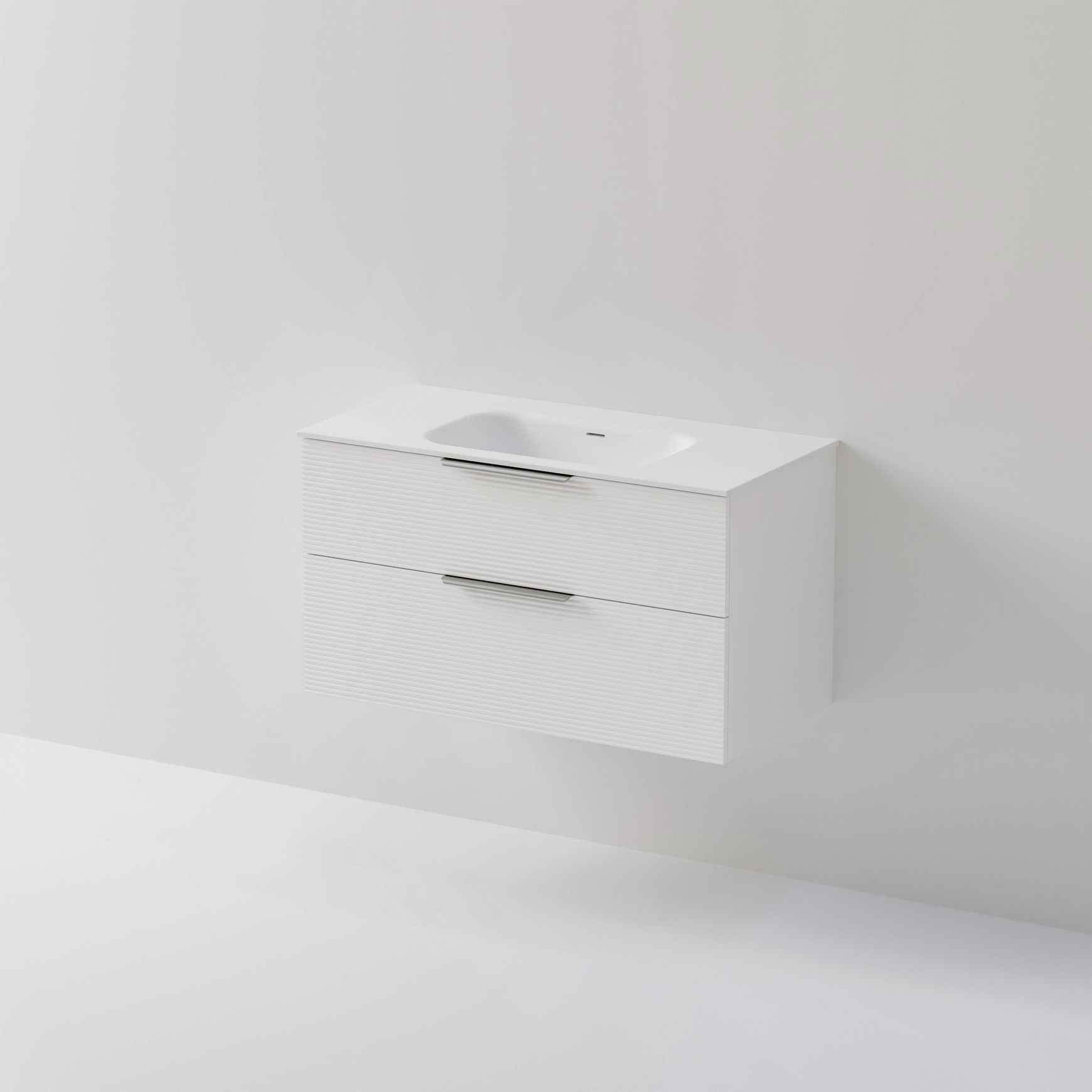 Lineare 1000 Vanity | 2 Drawer | Inset Basin