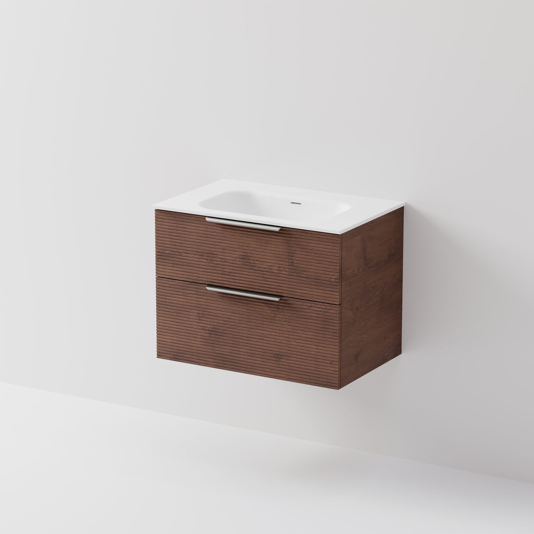 Lineare 750 Vanity | 2 Drawer | Inset Basin