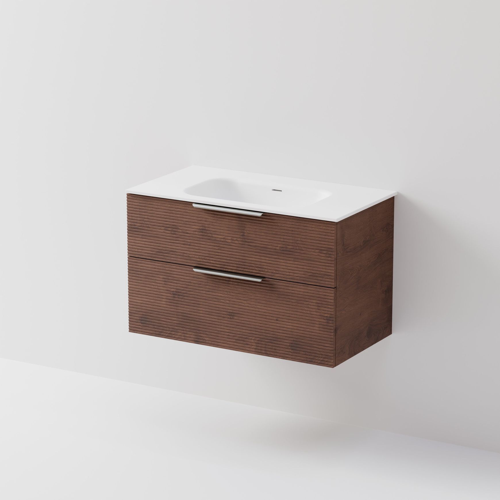 Lineare 900 Vanity | 2 Drawer | Inset Basin