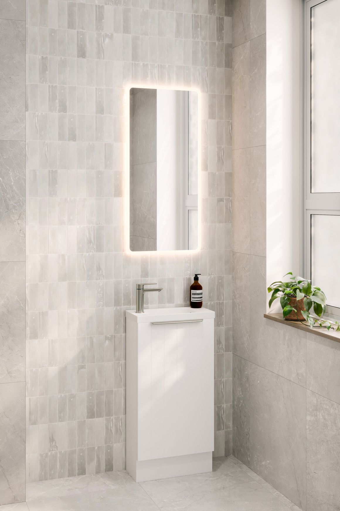 Lineare 450 WC Vanity | Floorstanding