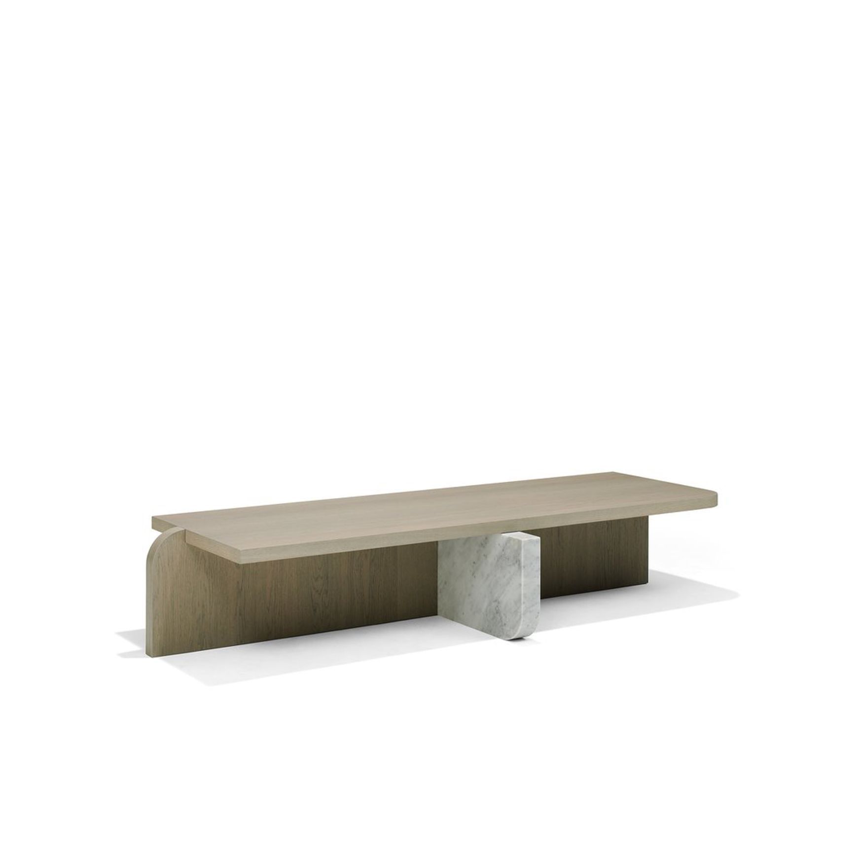 Offset coffee table
