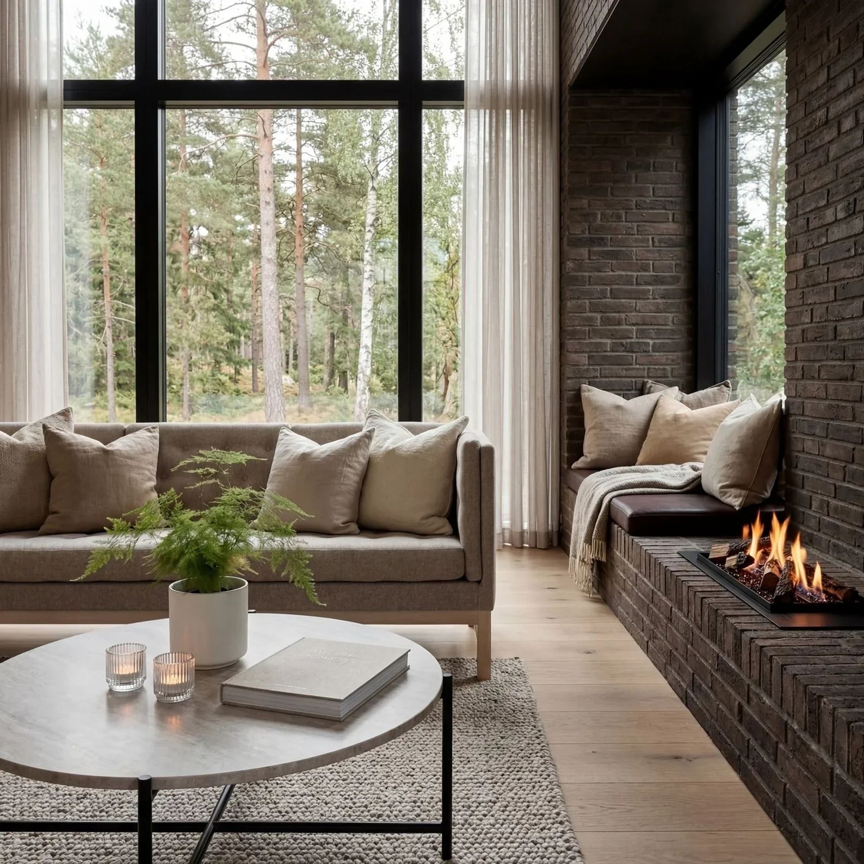 Decoflame BEV LogicWood Fireplace