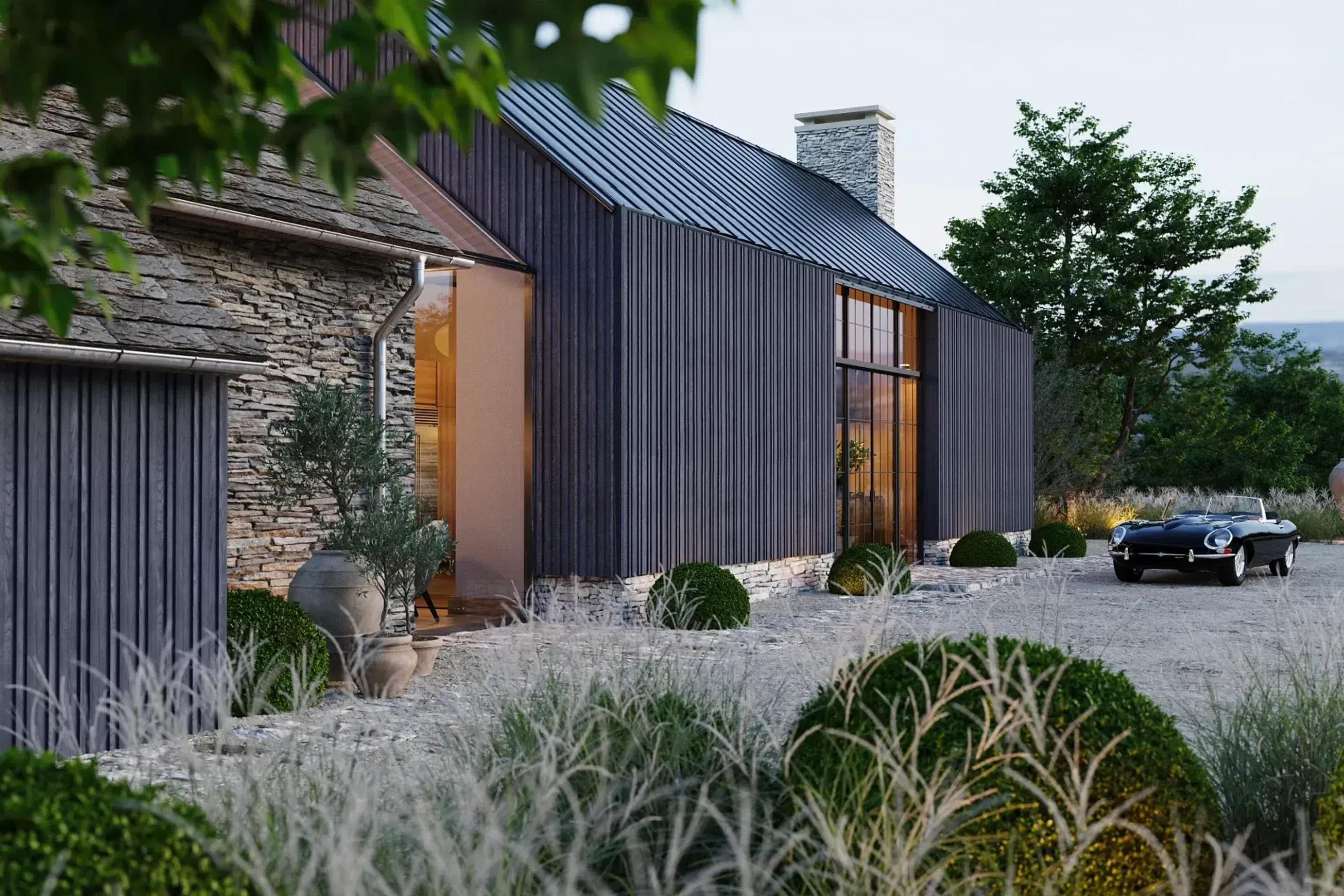 Millboard Envello Board & Batten+ Cladding | Anthracite