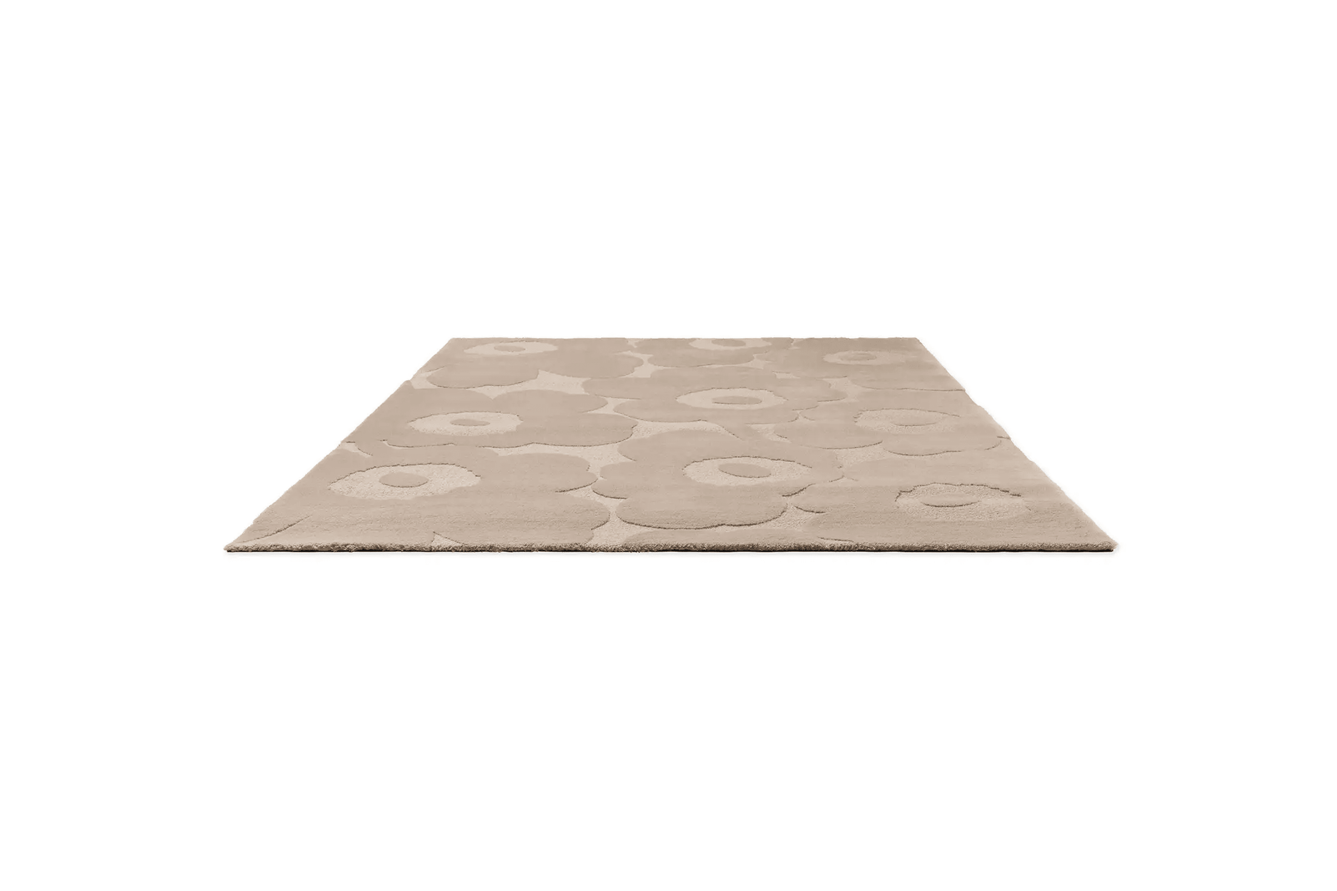 Marimekko Unikko - Light Beige | 100% Wool Designer Floor Rug