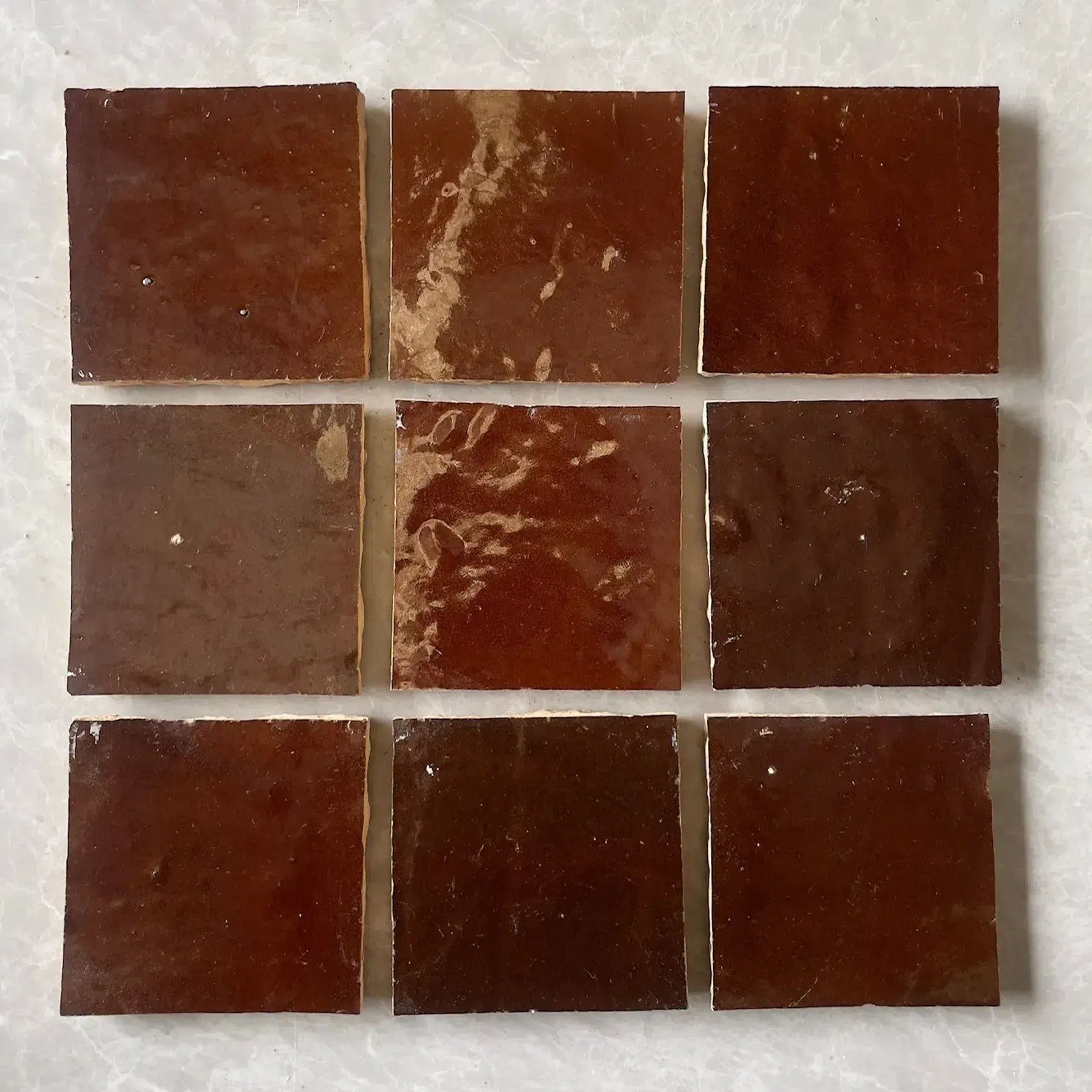 Chocolate Square Moroccan Zellige