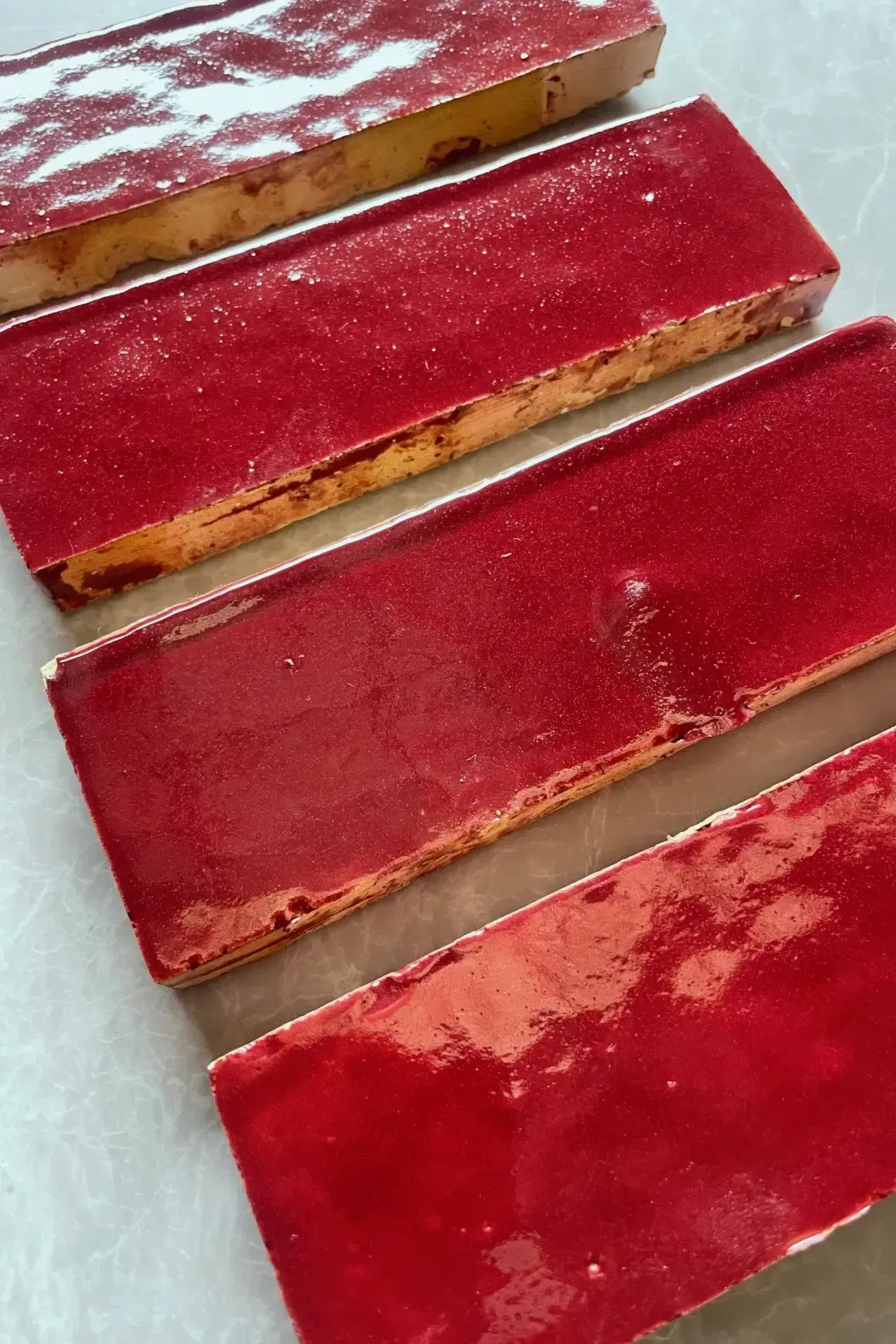 Oxide Red Batons Moroccan Zellige