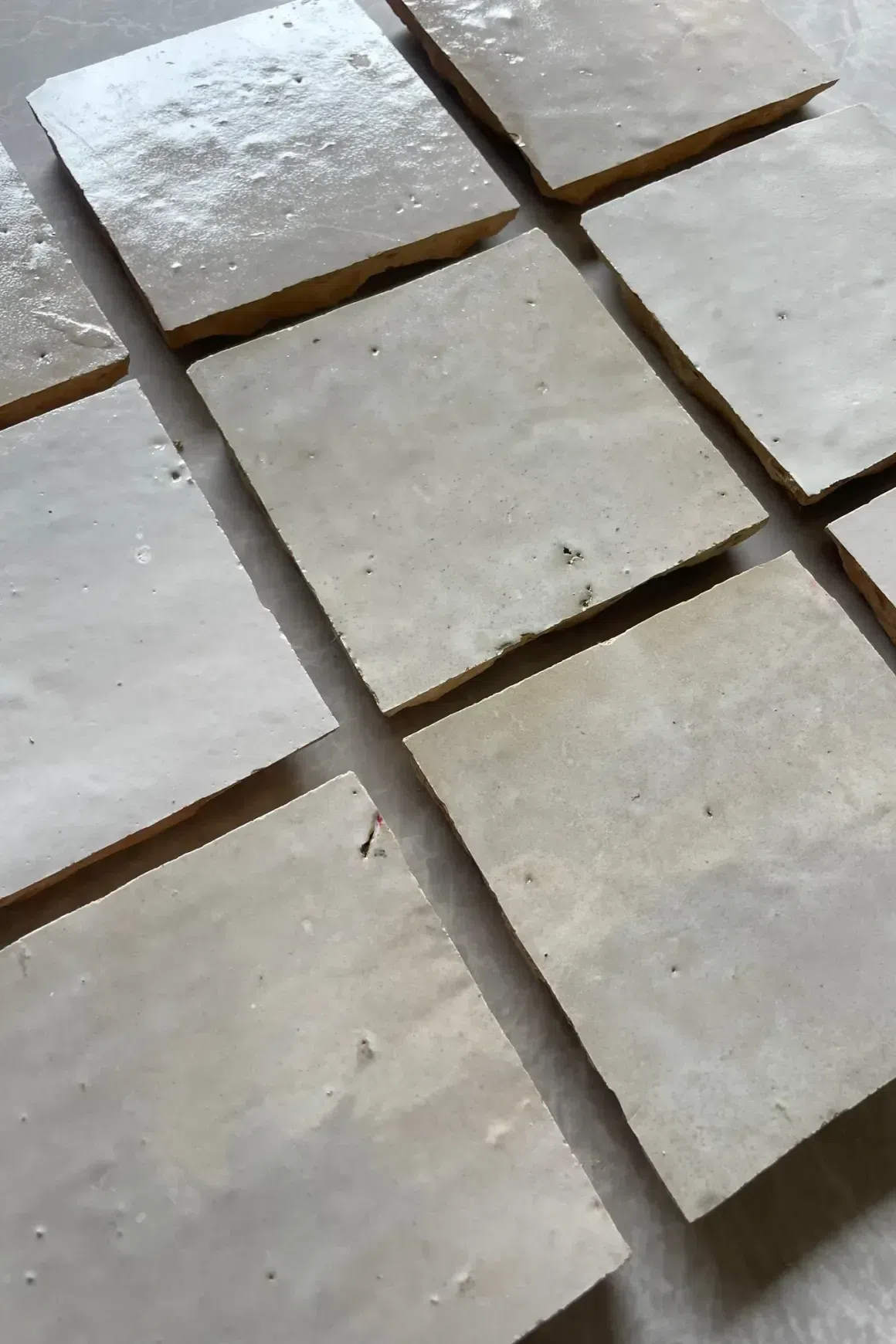 White Square Moroccan Zellige