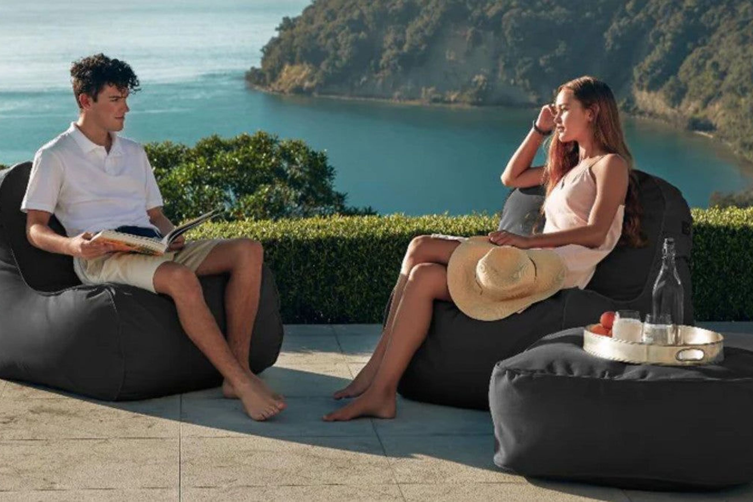 Marine Bean Ottoman