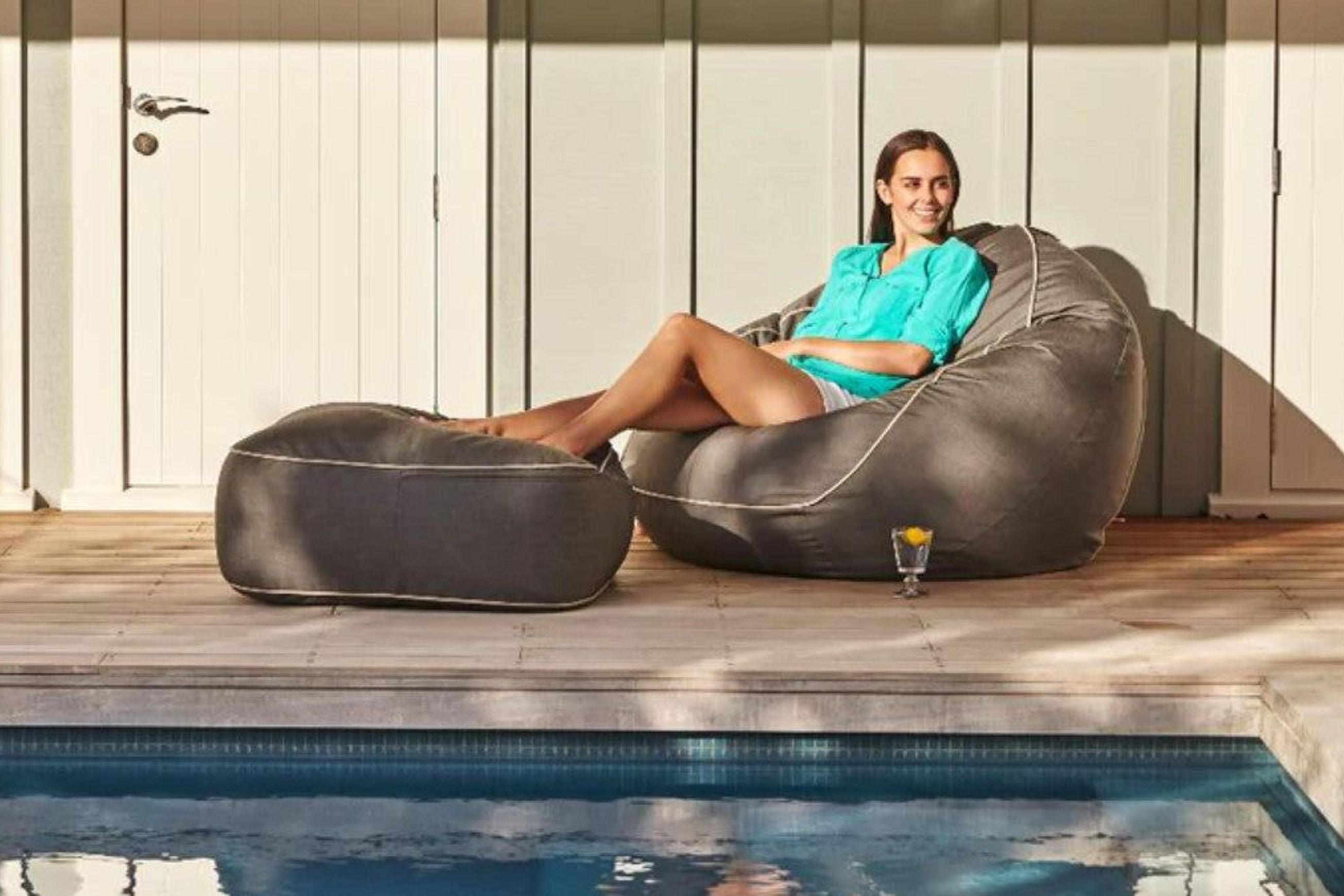 Marine Bean Ottoman