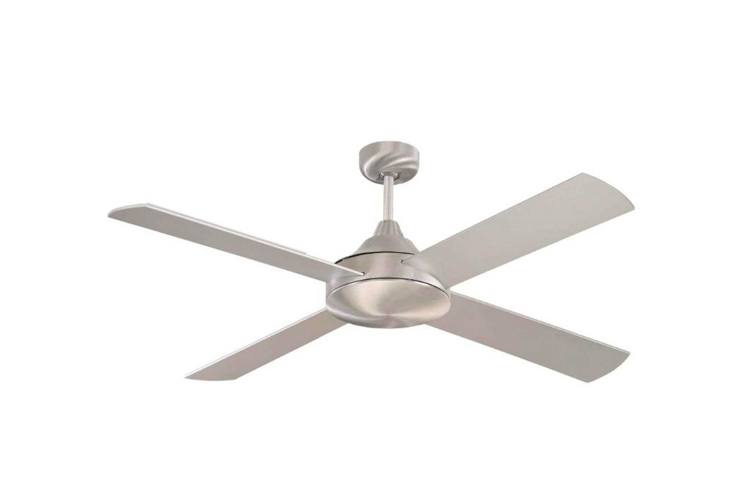 Milano DC Brushed Aluminium (No Light)