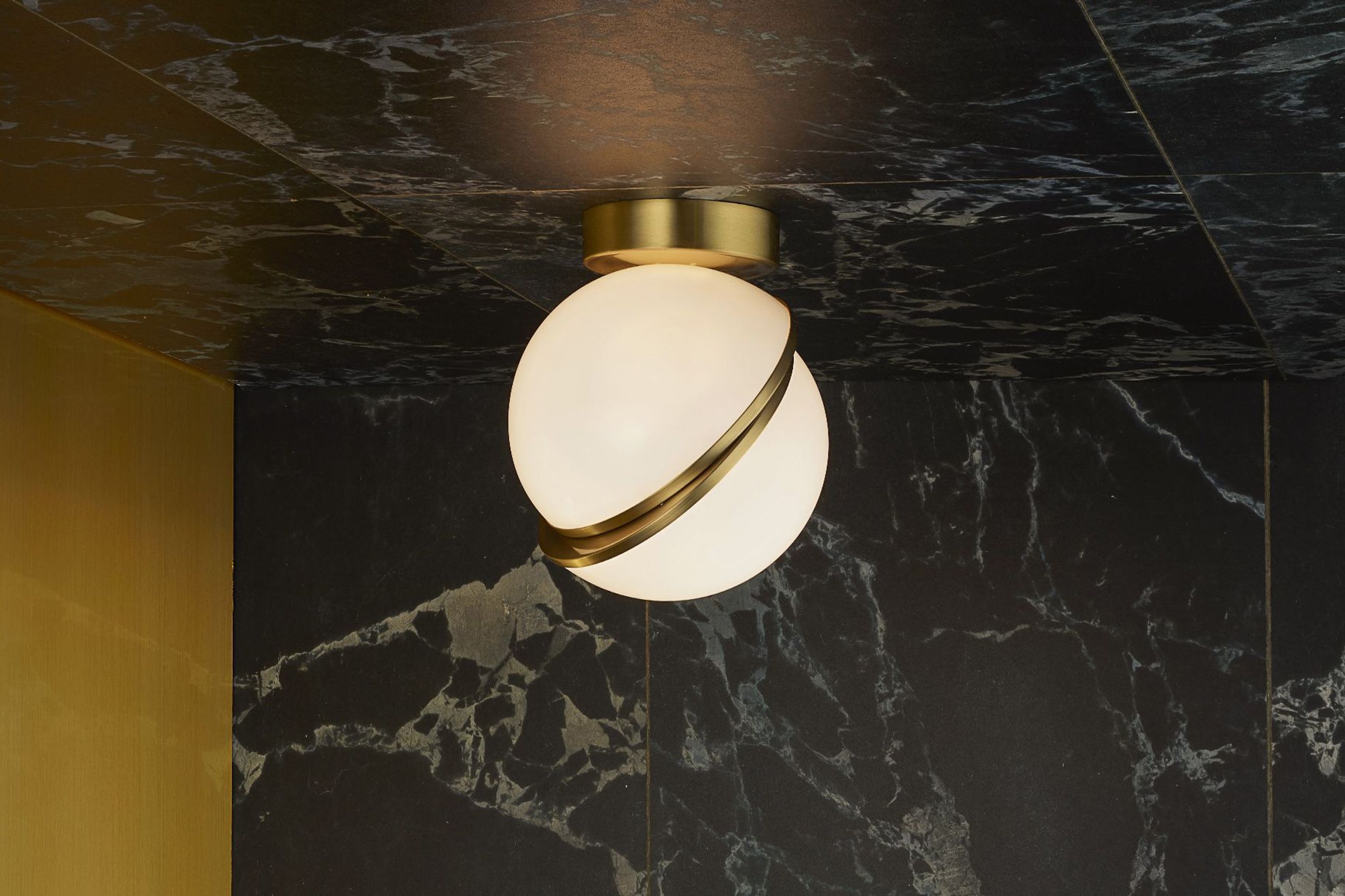 Mini Crescent Ceiling Lamp