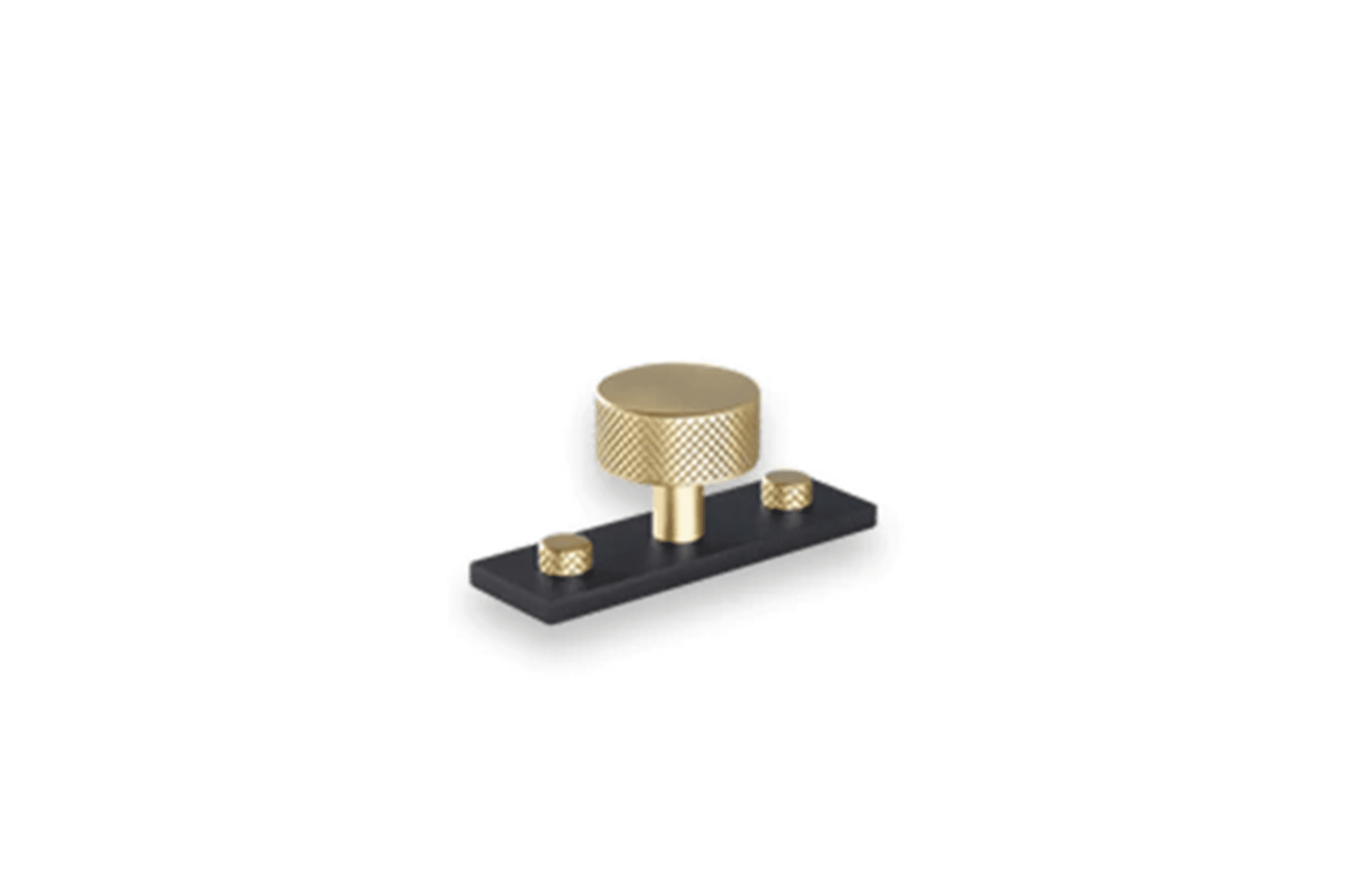 Armac Martin - Mix1 Diamond Knurled Knob w Back Plate