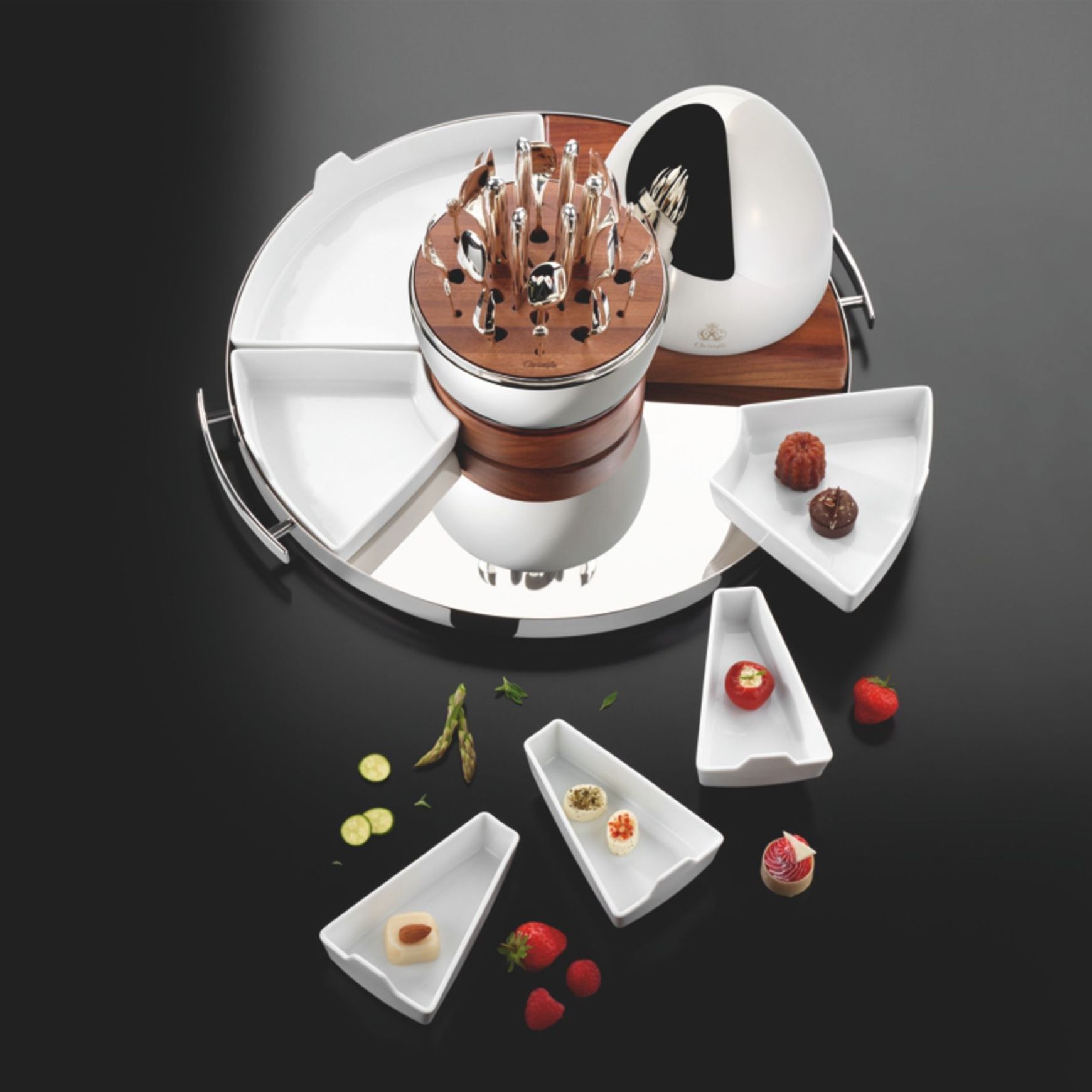 Mood Party Cutlery Accessory Set in Egg