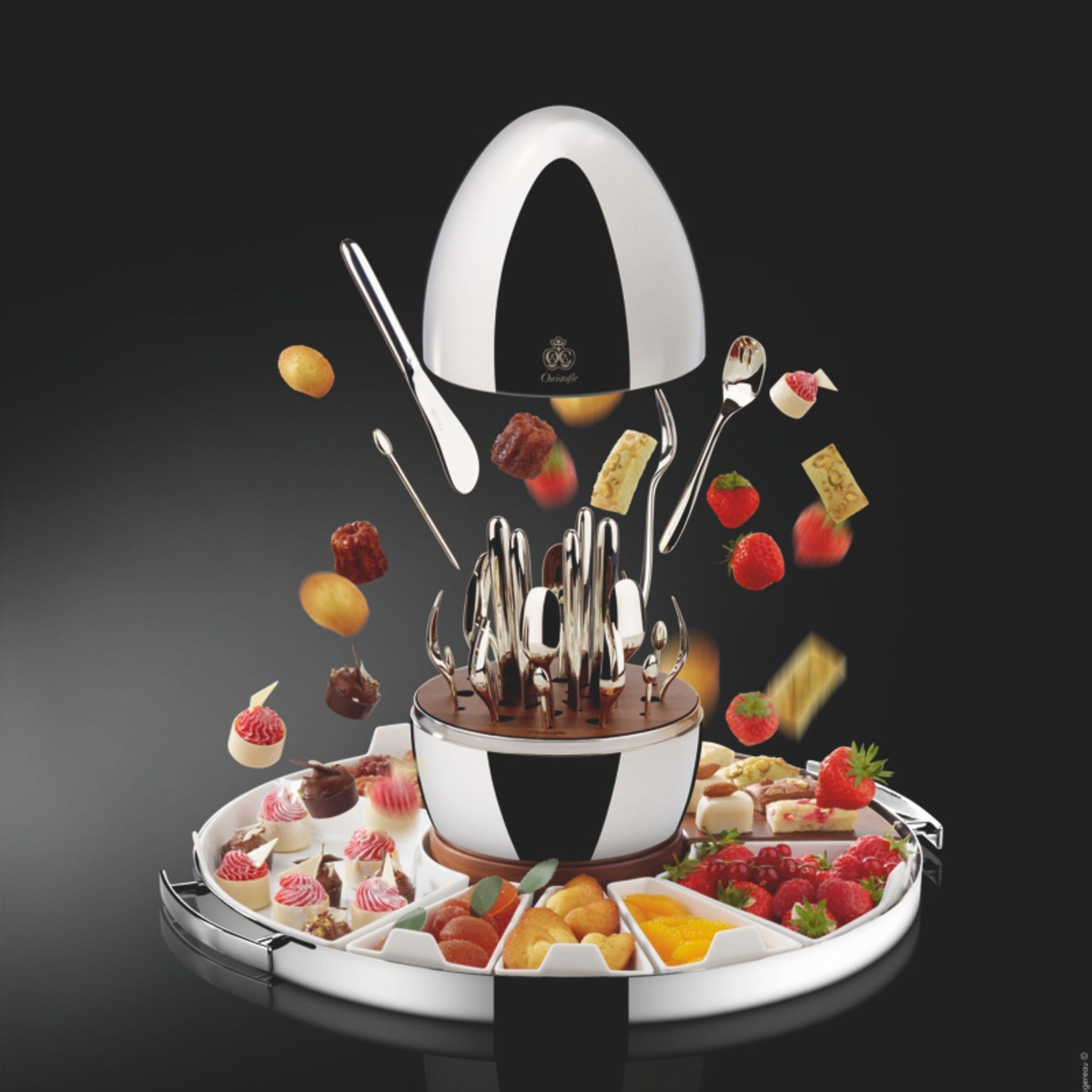 Mood Party Cutlery Accessory Set in Egg