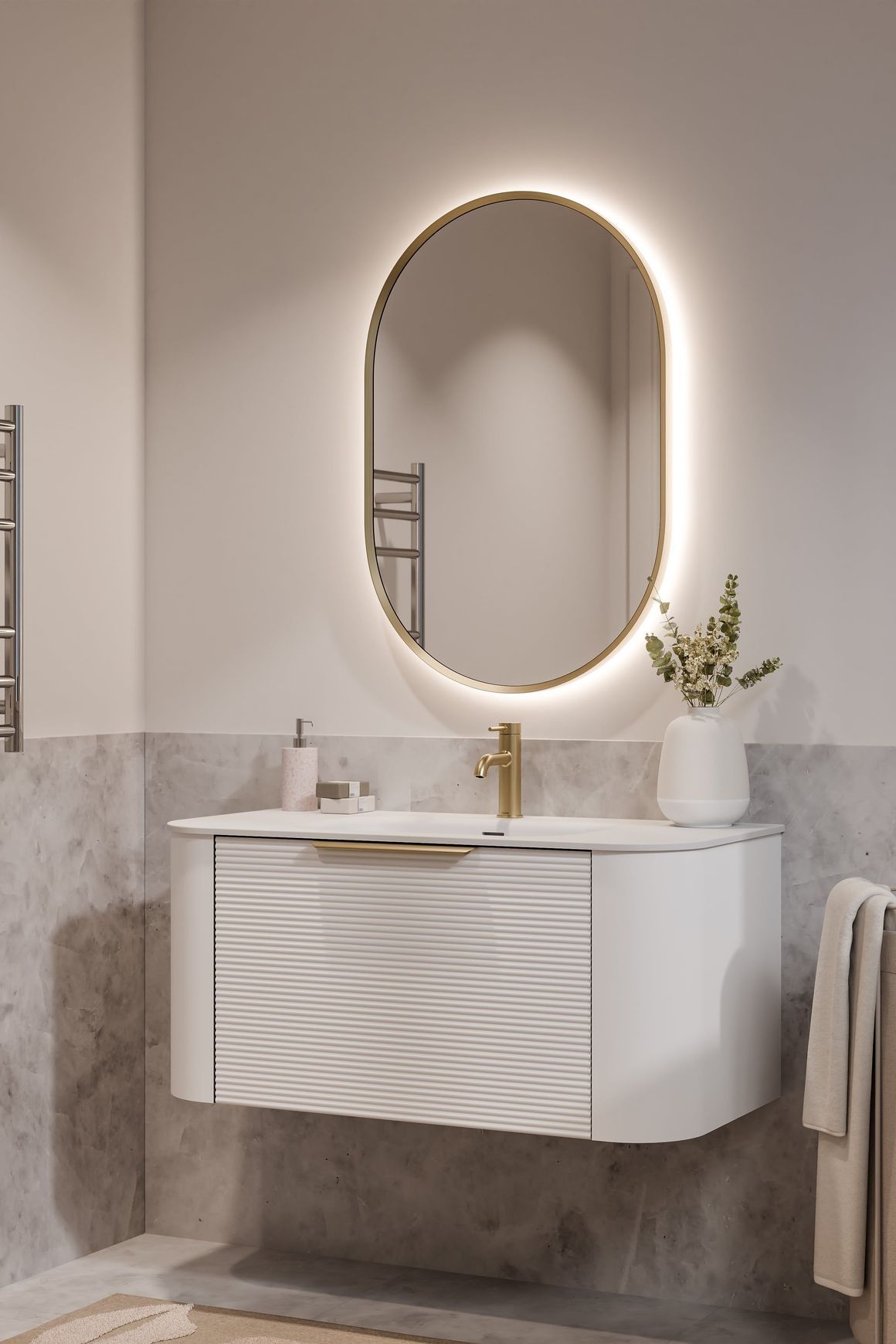 Nature 1200 Vanity | Inset Basin