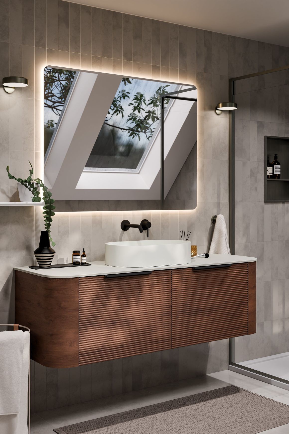 Nature 1500 Vanity | Single Inset Basin