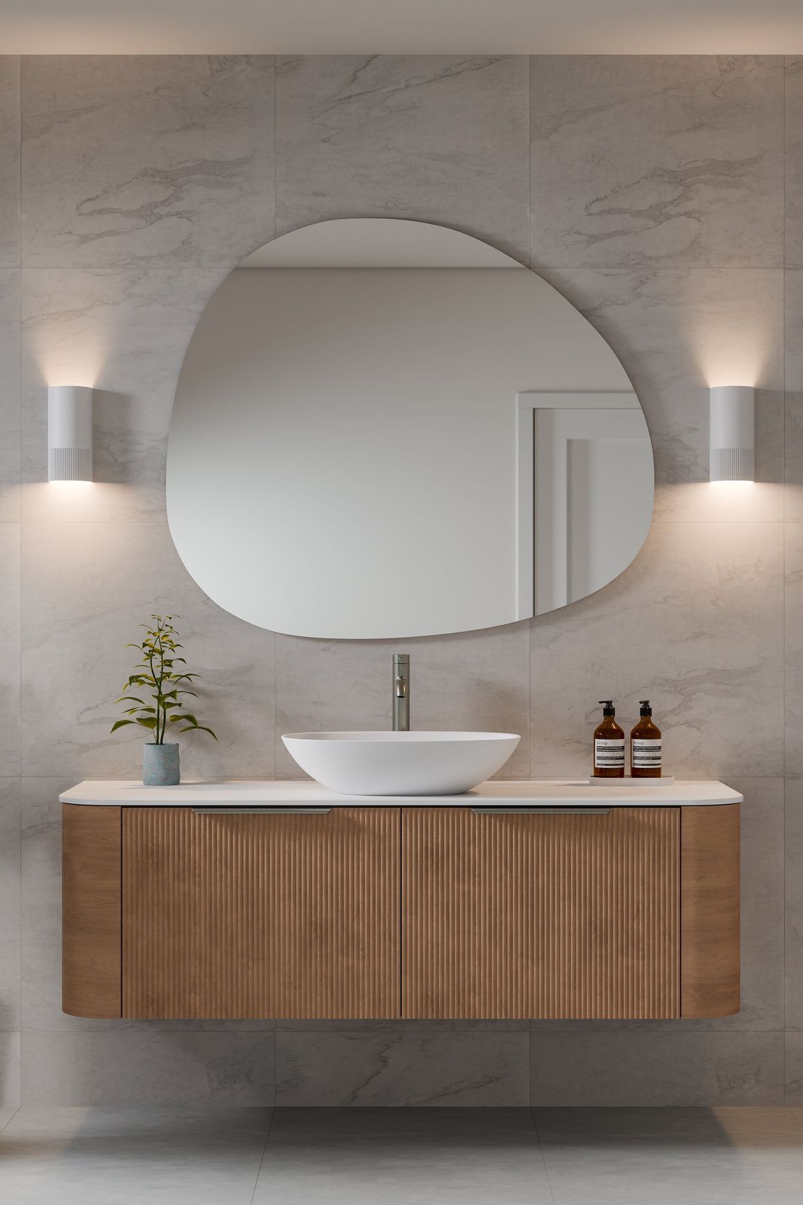 Nature 1500 Vanity | Single Inset Basin