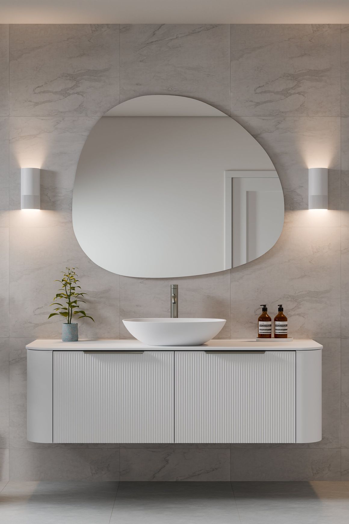 Nature 1500 Vanity | Single Inset Basin