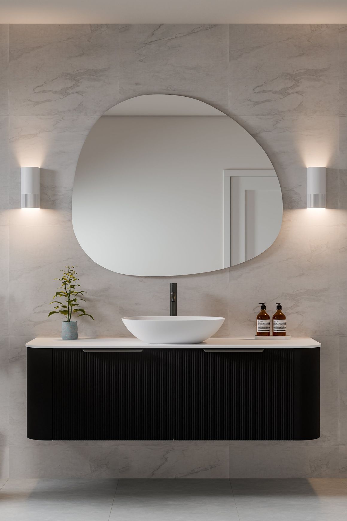 Nature 1500 Vanity | Single Inset Basin