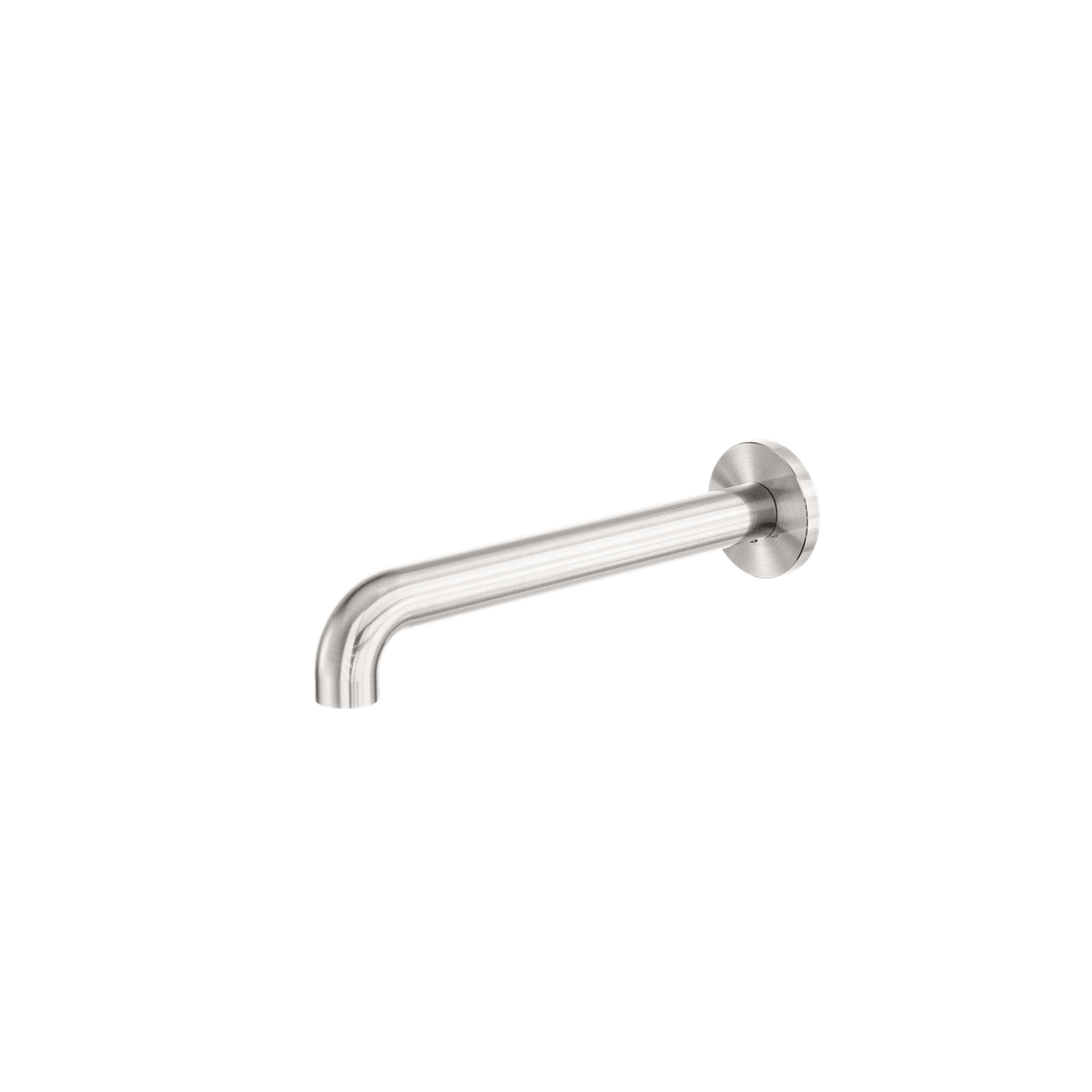 Zen SS316L Round Basin/Bath Spout 185mm | Brushed Nickel