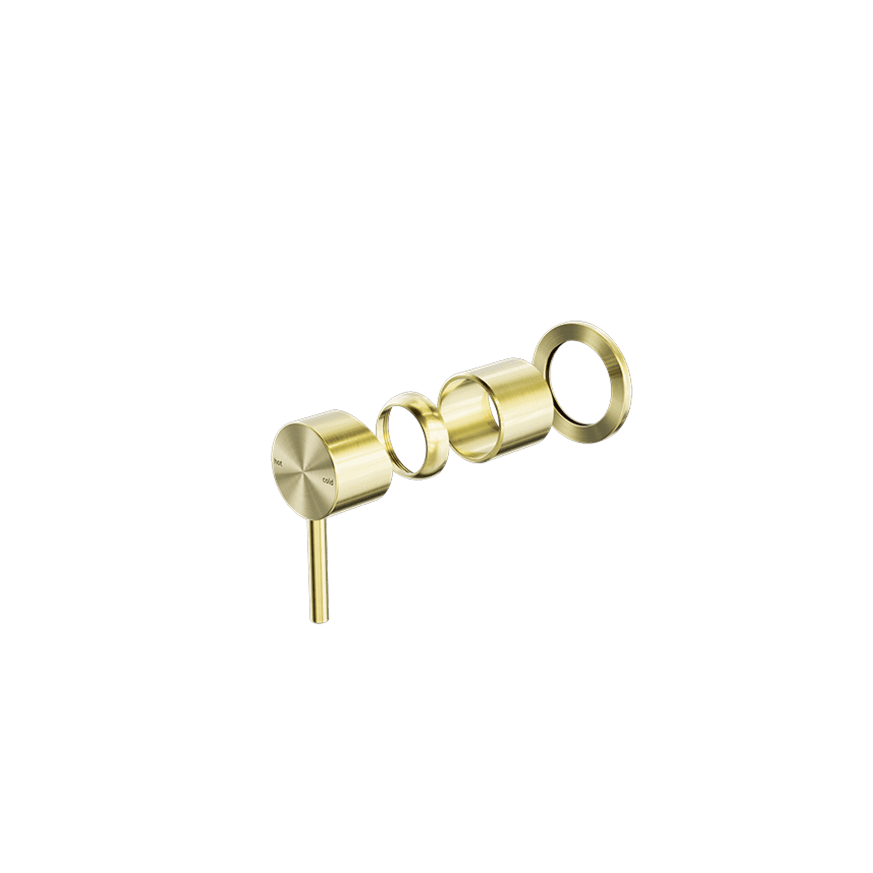 Zen SS316L Shower Mixer Trim Kits | Brushed Gold