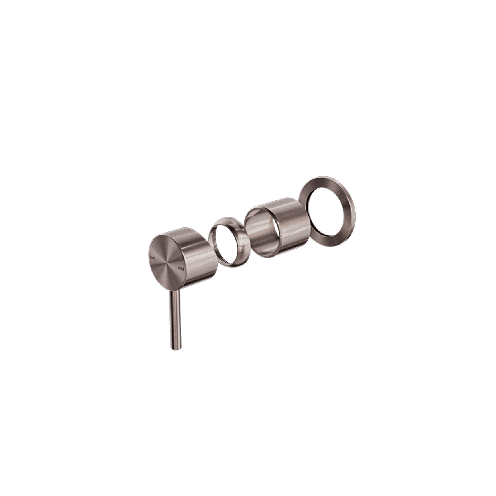 Zen SS316L Shower Mixer Trim Kits | Brushed Bronze