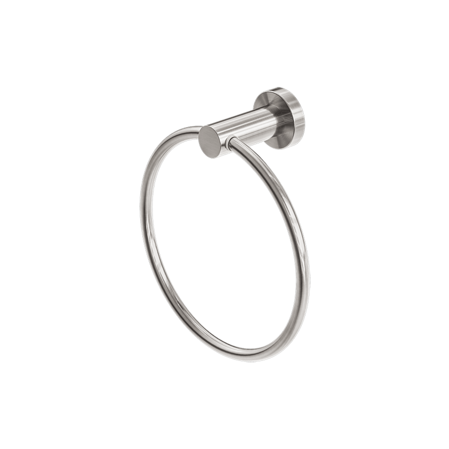 Mecca Hand Towel Ring Brushed Nickel