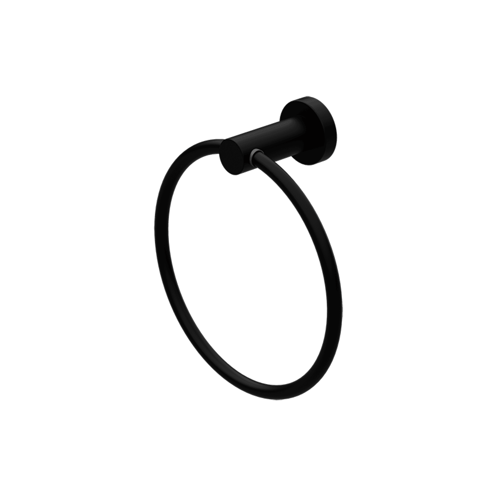 Mecca Hand Towel Ring Matte Black