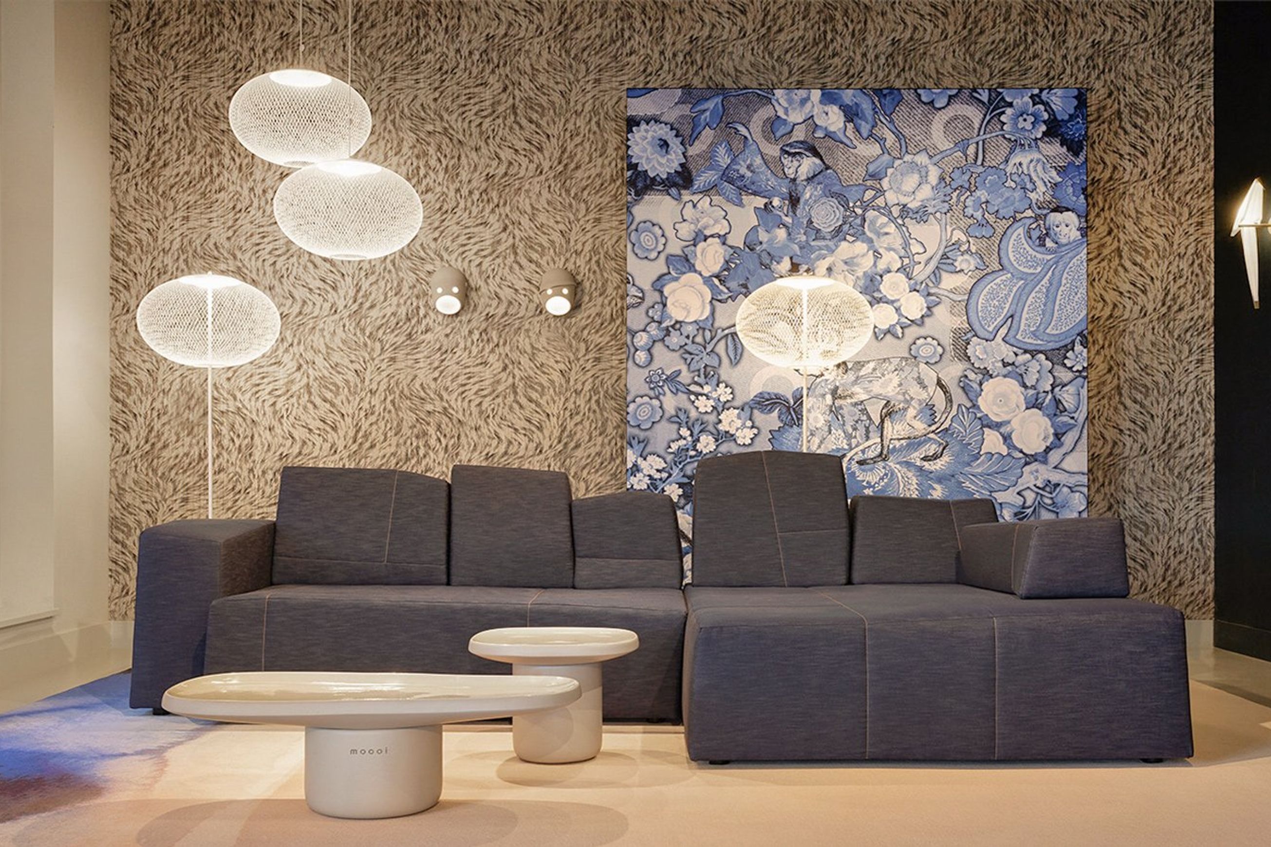 NR2 Medium Suspension Lamp - White
