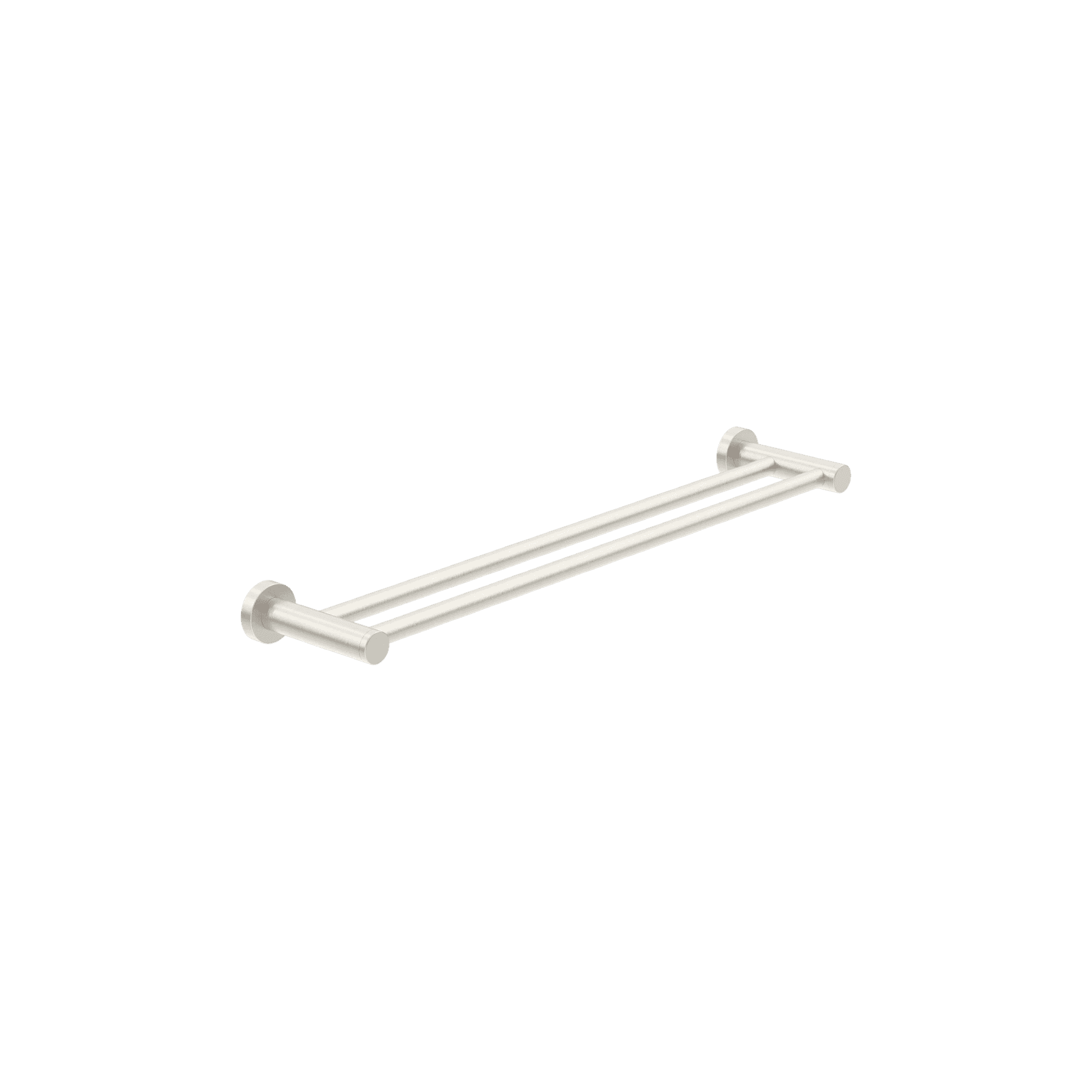 Dolce II Double Towel Rail 800mm Brushed Nickel