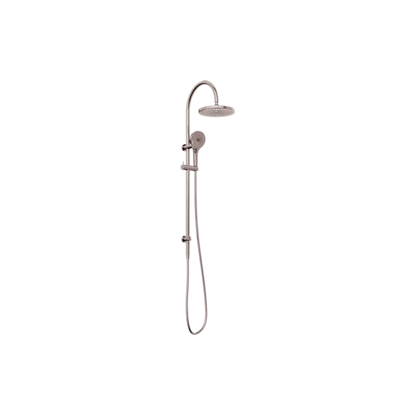 Mecca Twin Shower Brushed Bronze