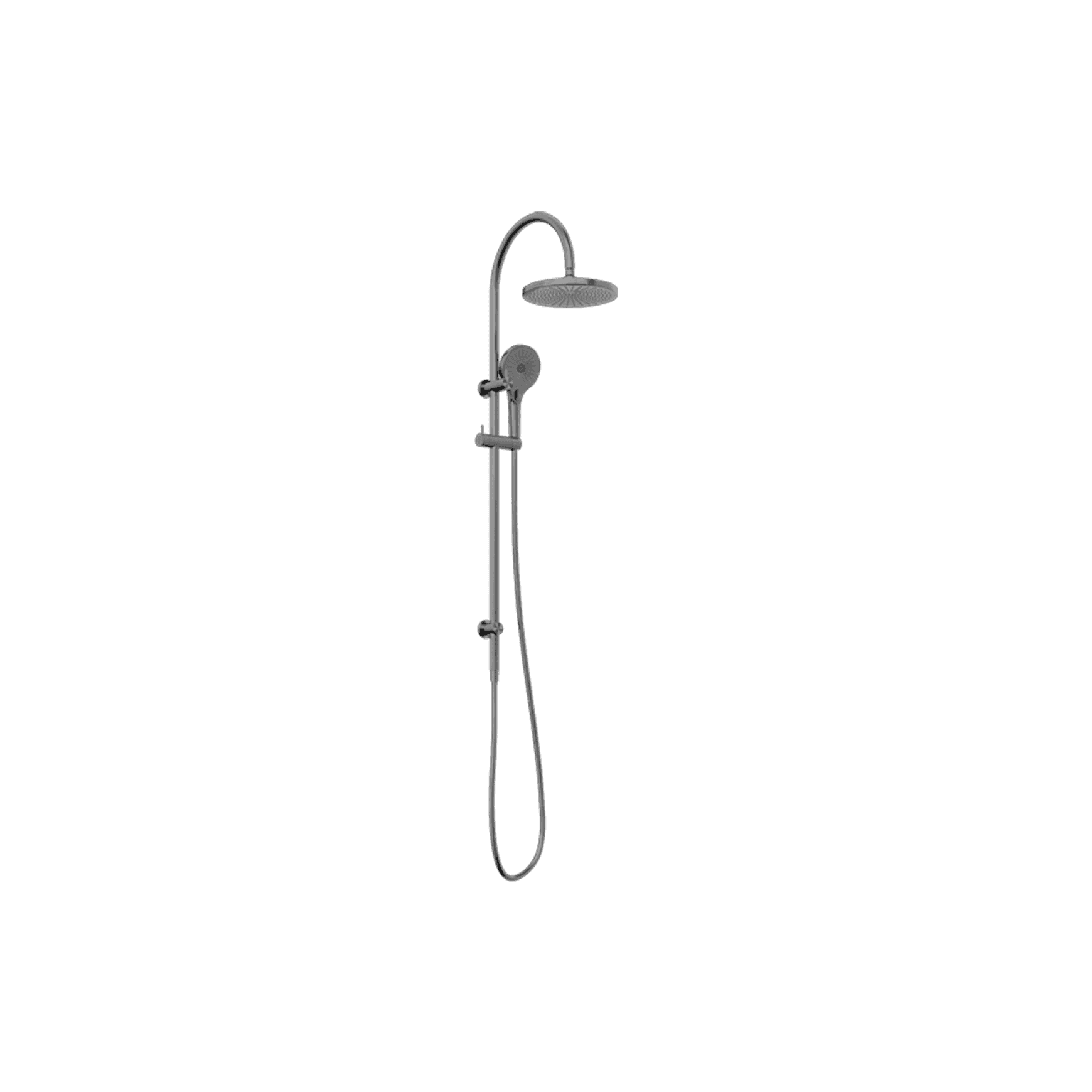 Mecca Twin Shower Gun Metal