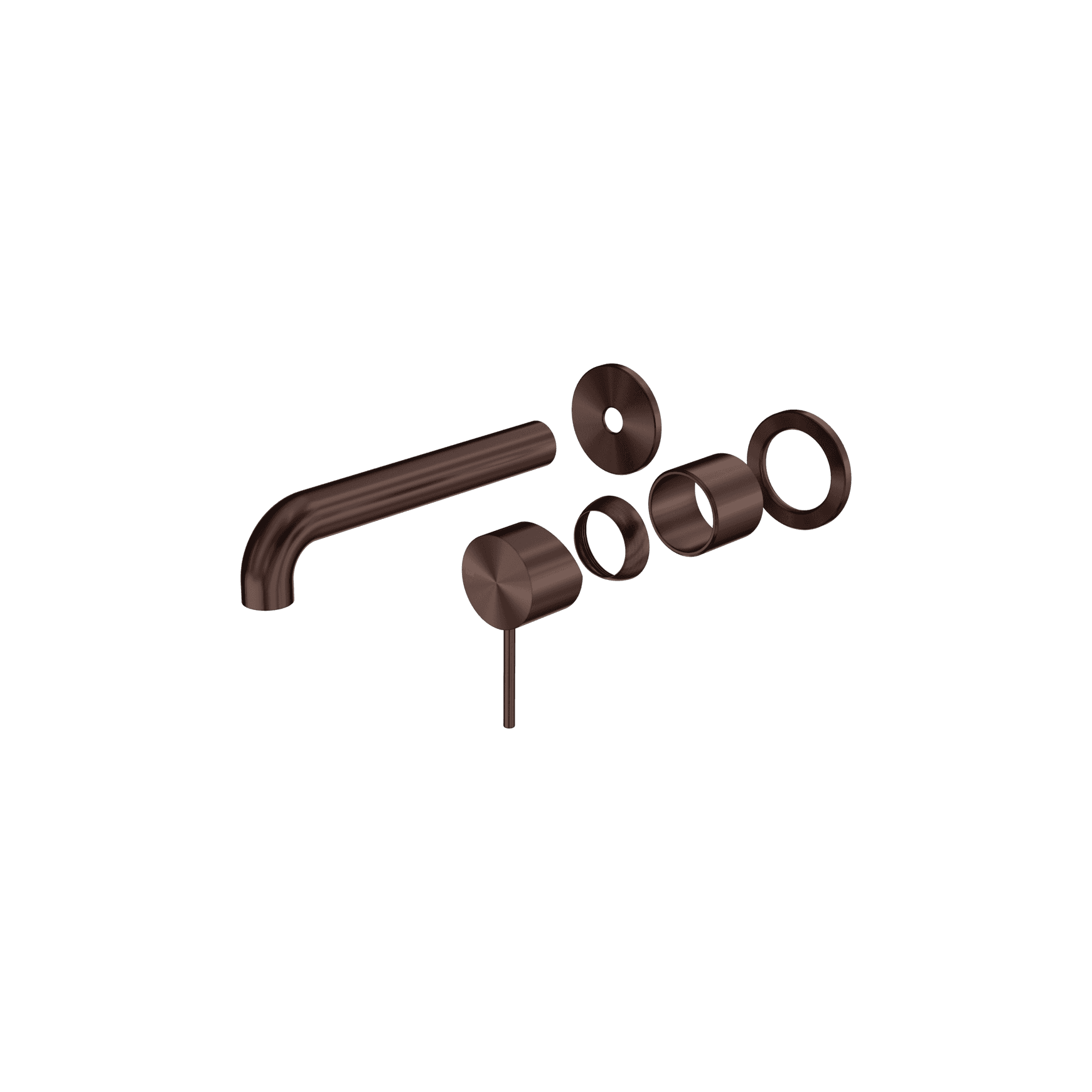 Mecca Wall Basin/Bath Mixer Separate Back Plate 185mm Trim Kit Only Rome Bronze