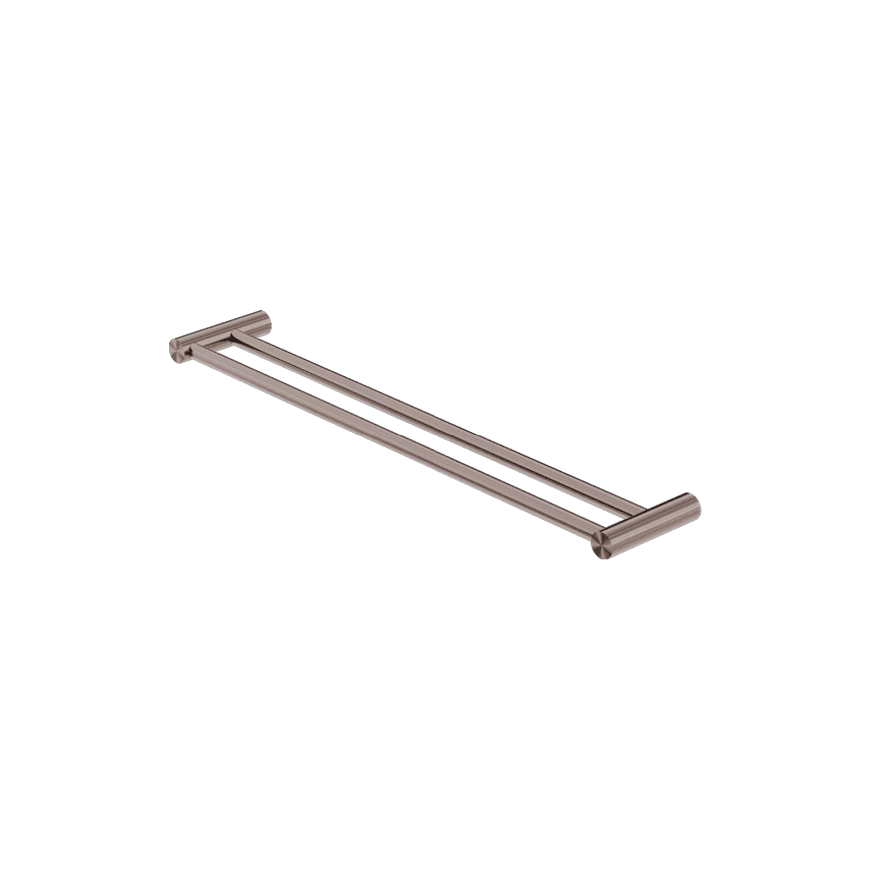 New Mecca Double Towel Rail 600mm Brushed Bronze