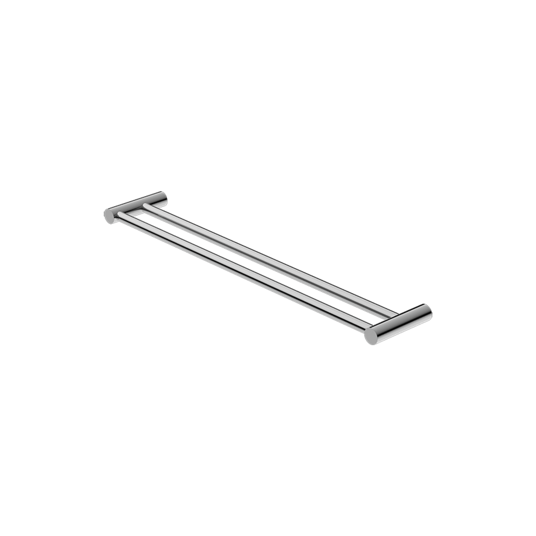 New Mecca Double Towel Rail 600mm Chrome