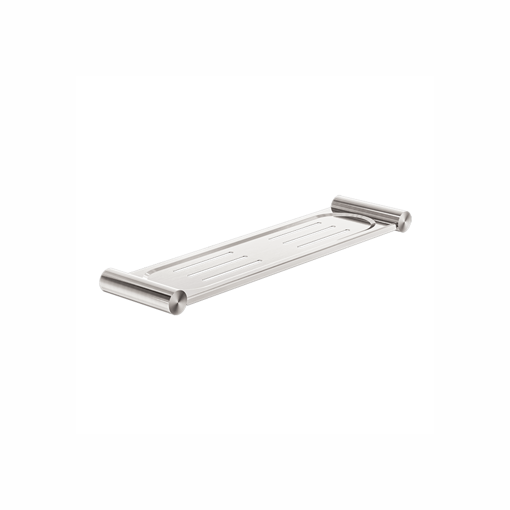 New Mecca Metal Shower Shelf Brushed Nickel