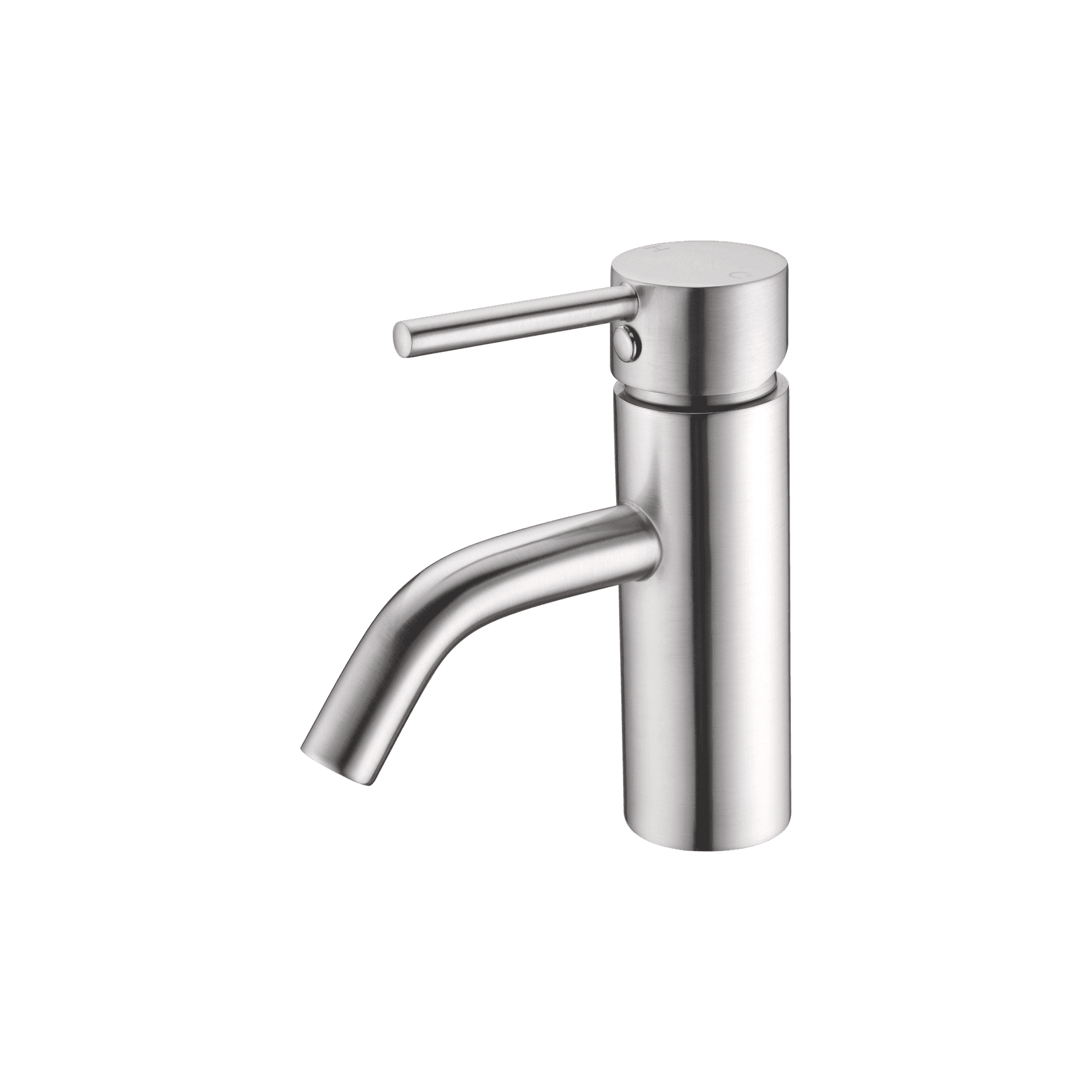 Dolce Basin Mixer Stylish Spout Brushed Nickel