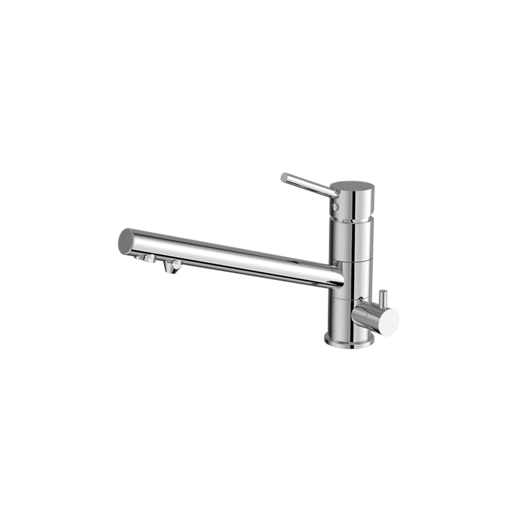 Dolce Three-Way Kitchen Mixer Chrome