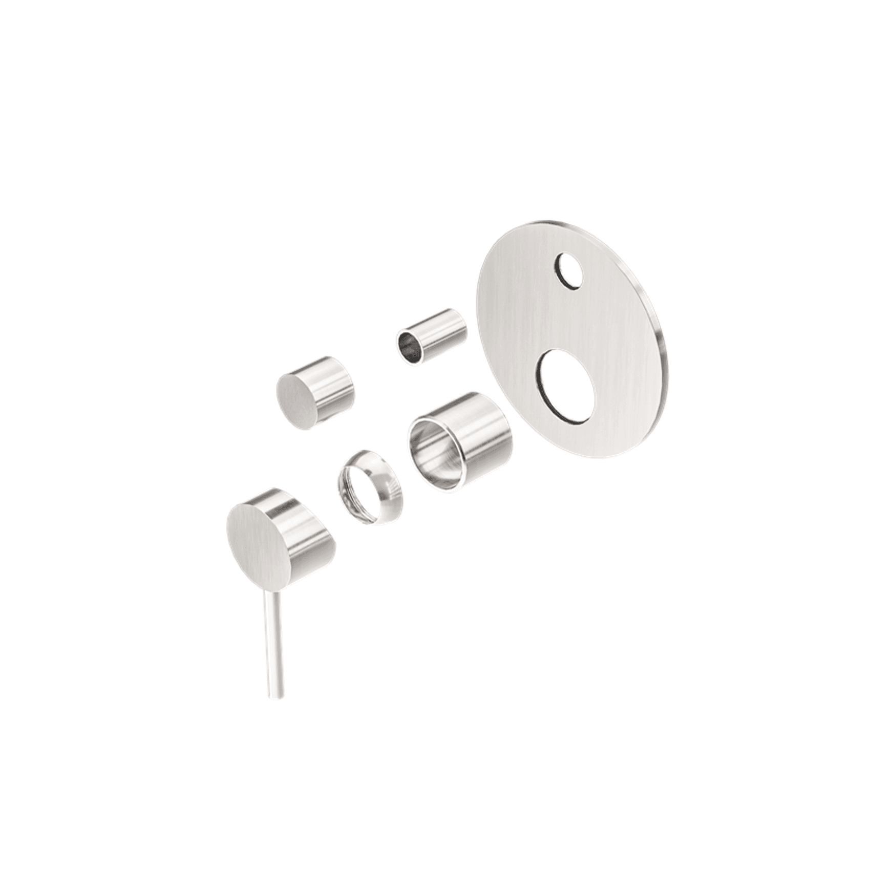Dolce Shower Mixer With Divertor Trim Kits Only Brushed Nickel
