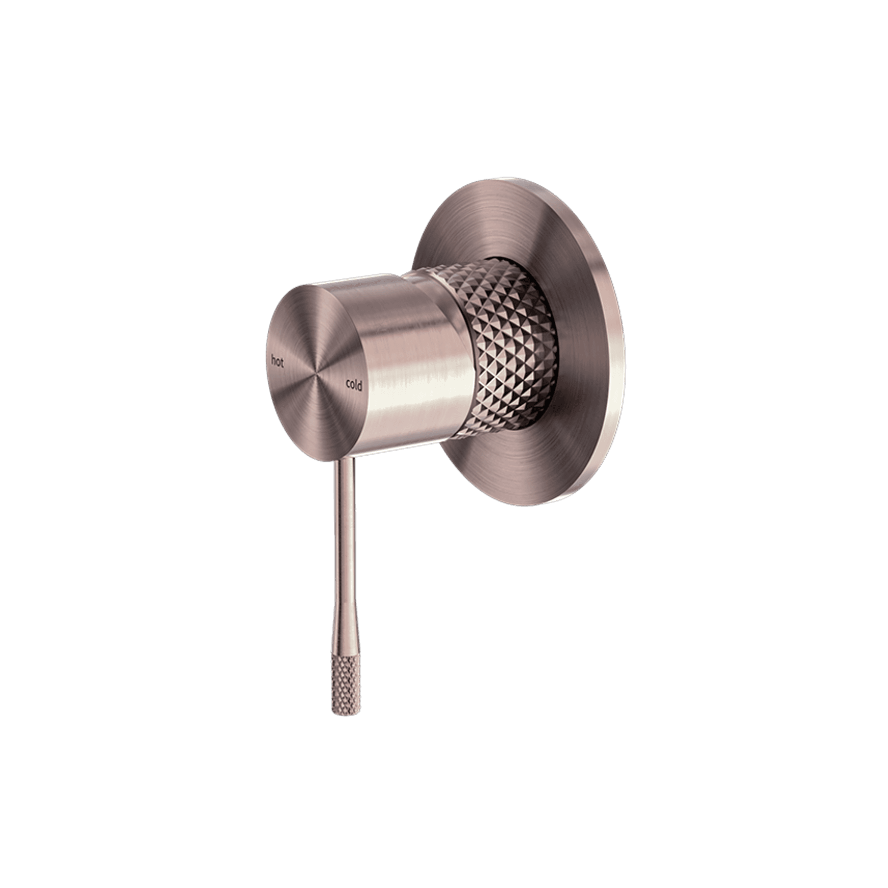Opal Shower Mixer 80mm Plate Brushed Bronze